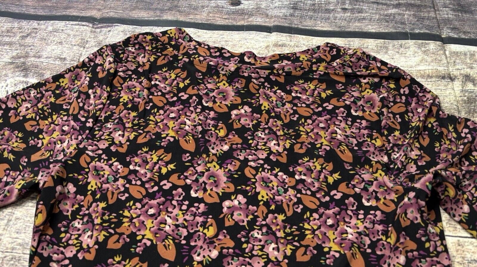 Lauren Ralph Lauren Lauren Ralph Lauren Wrap Top Women's XL Floral Black Label Size XL / US 12-14 / IT 48-50 - 7 Thumbnail