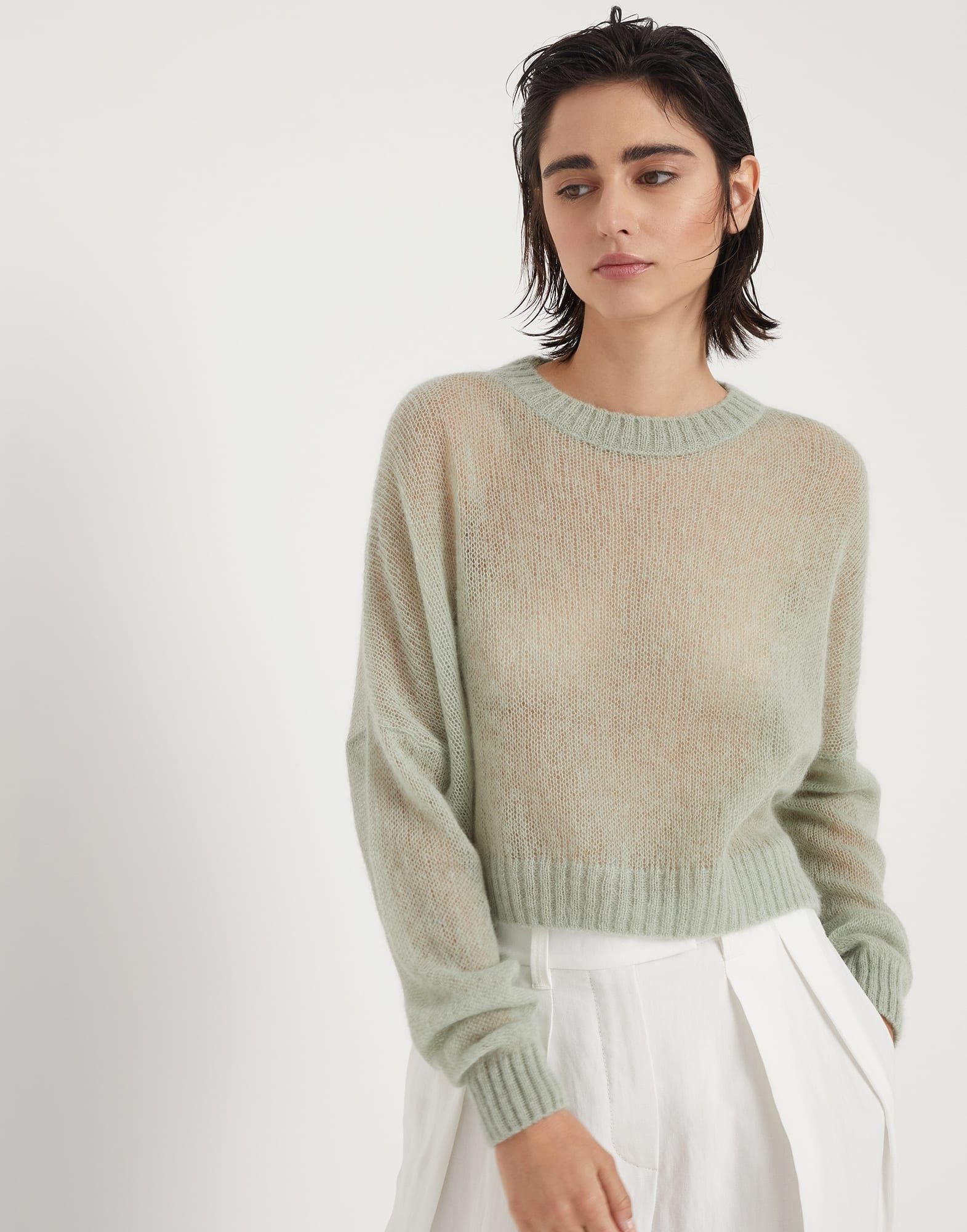 o1w1db10825 Sweater in Light/Pastel Green