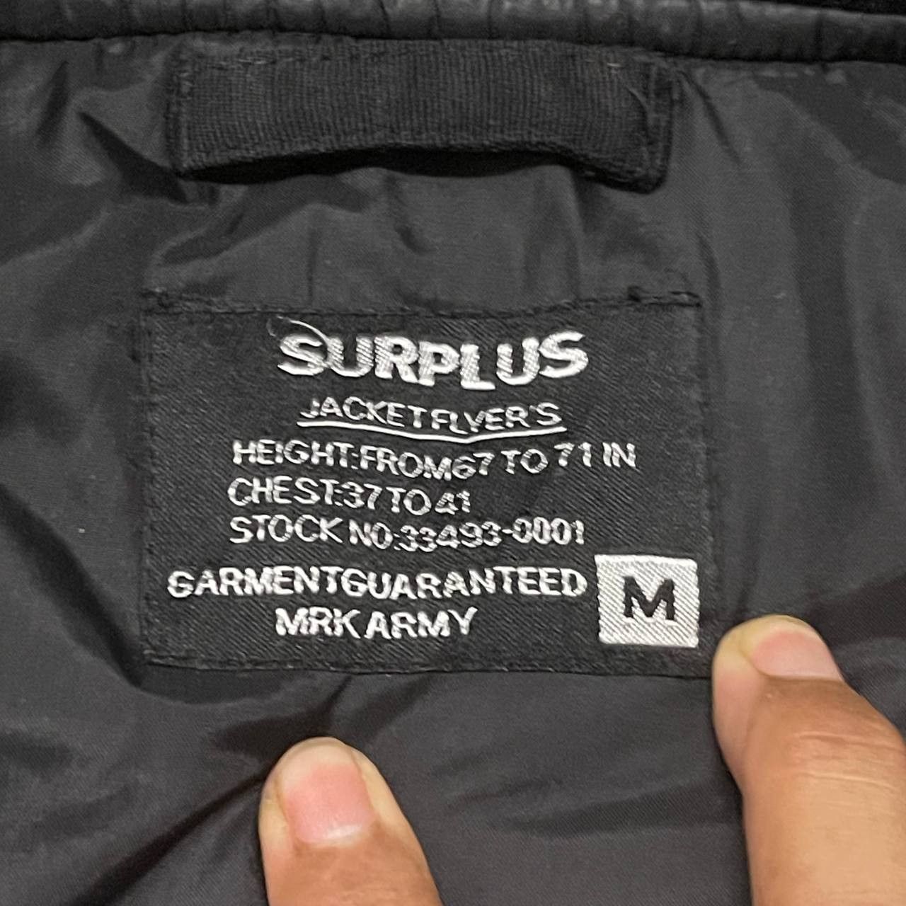 Surplus Research Vintage Surplus Flyers Bomber Jacket Ma 1 Size US M / EU 48-50 / 2 - 12 Thumbnail