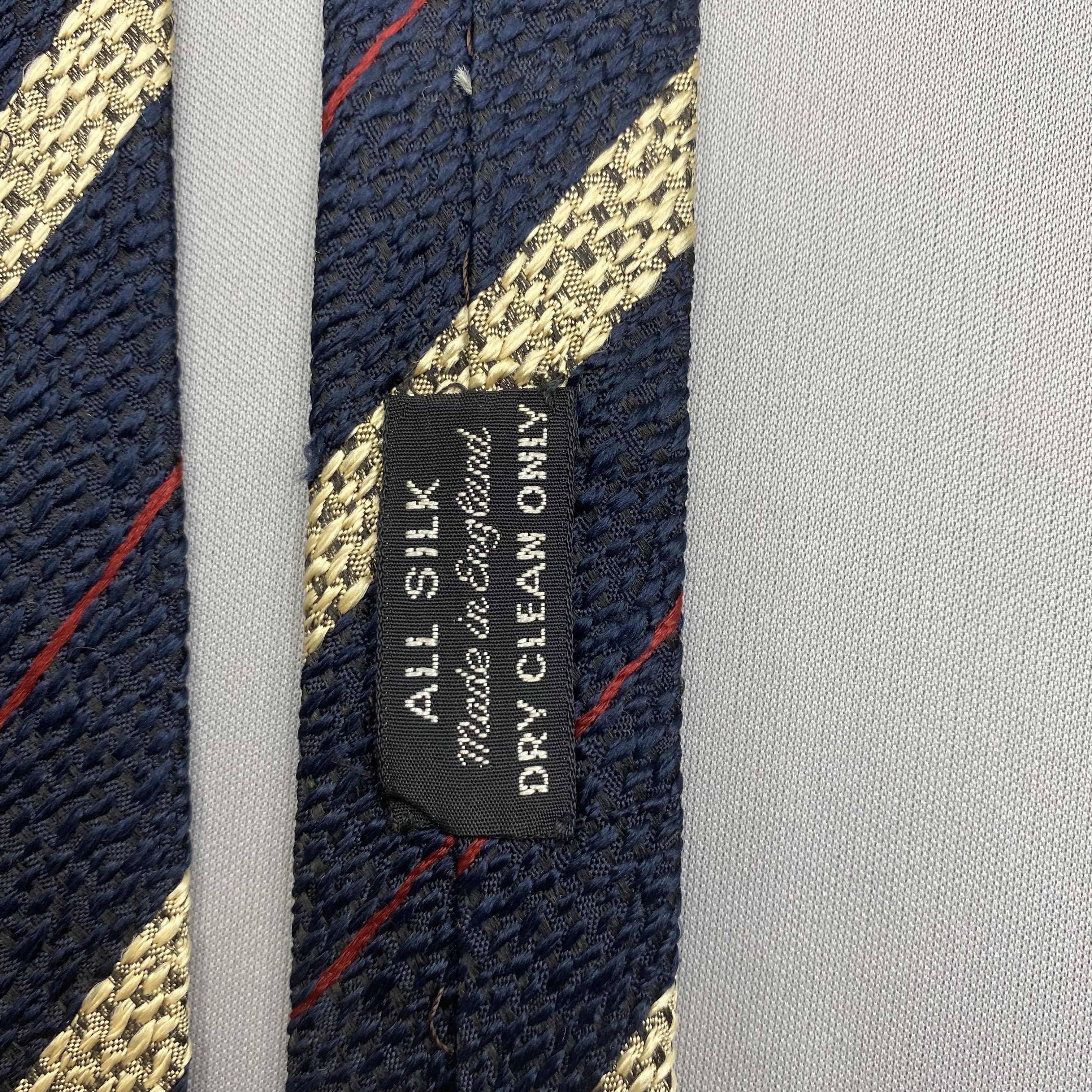 Alfred Dunhill Vintage Alfred Dunhill SILK Necktie Cravate Pure Silk Size ONE SIZE - 7 Thumbnail