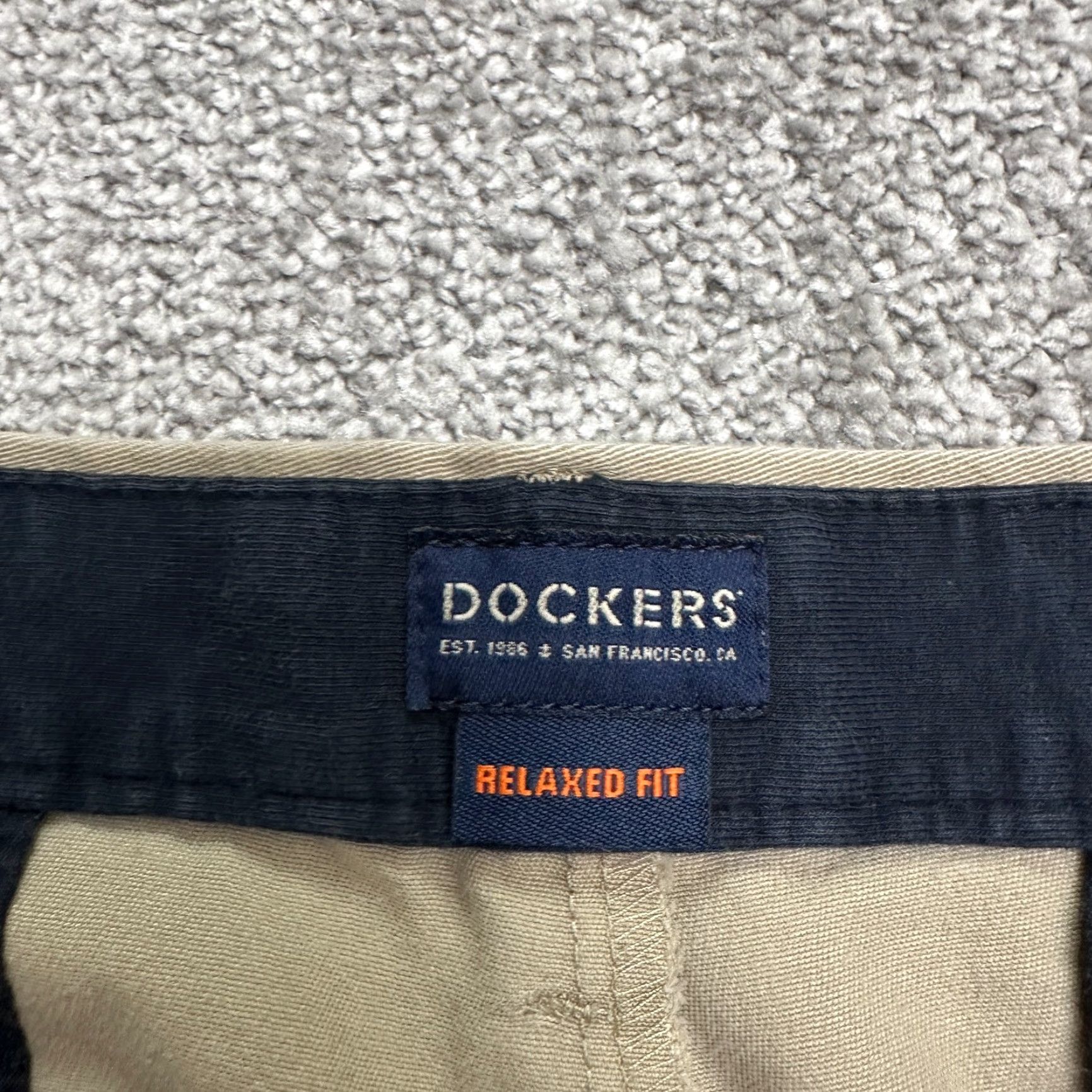 Dockers Dockers Relaxed Fit Khaki Pants Mens 40x32 Brown Straight Leg Flat Front Work Size US 40 / EU 56 - 7 Thumbnail