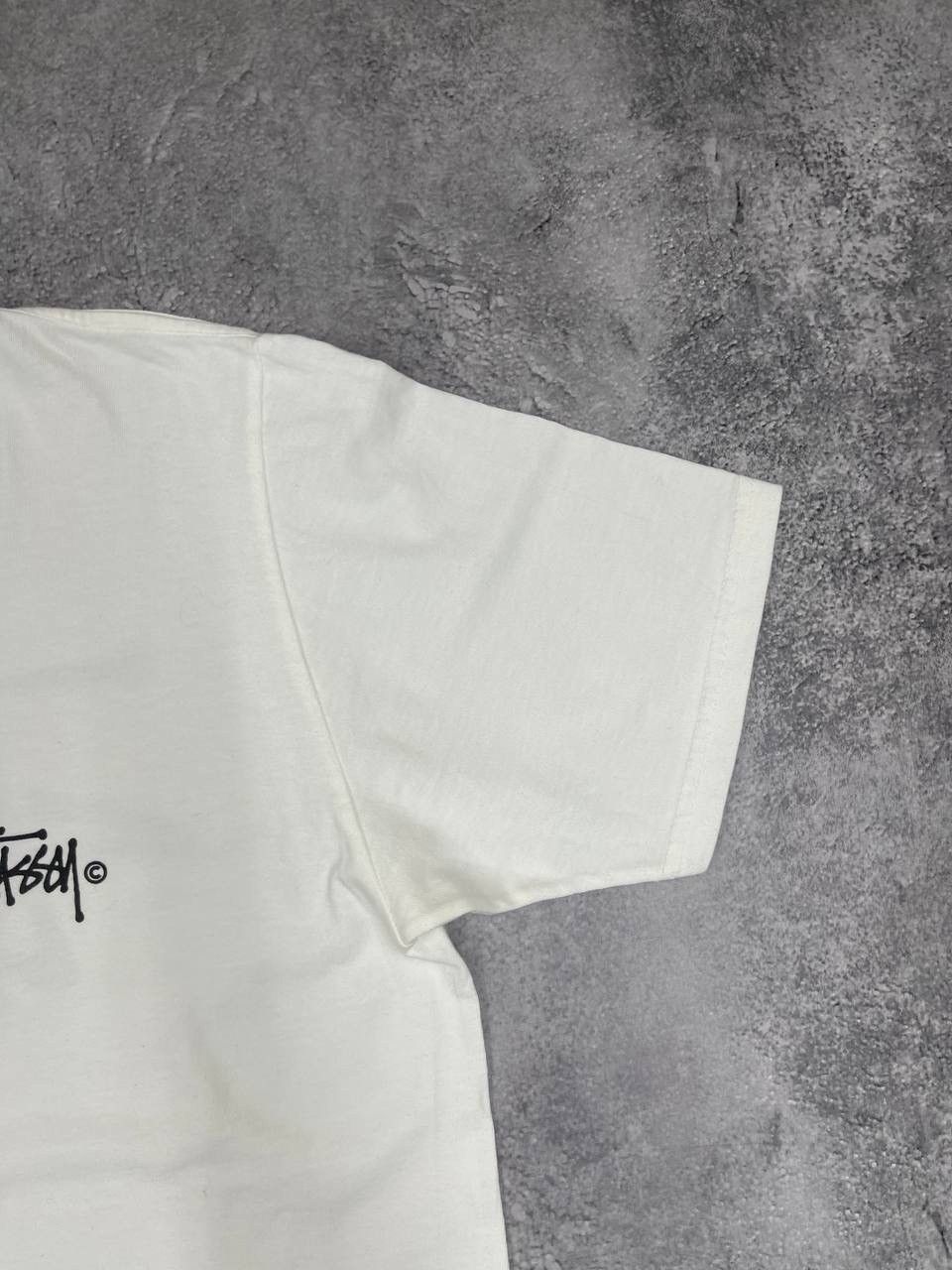 Stussy Stussy Men Cotton T-Shirt White Size S Size US S / EU 44-46 / 1 - 3 Thumbnail