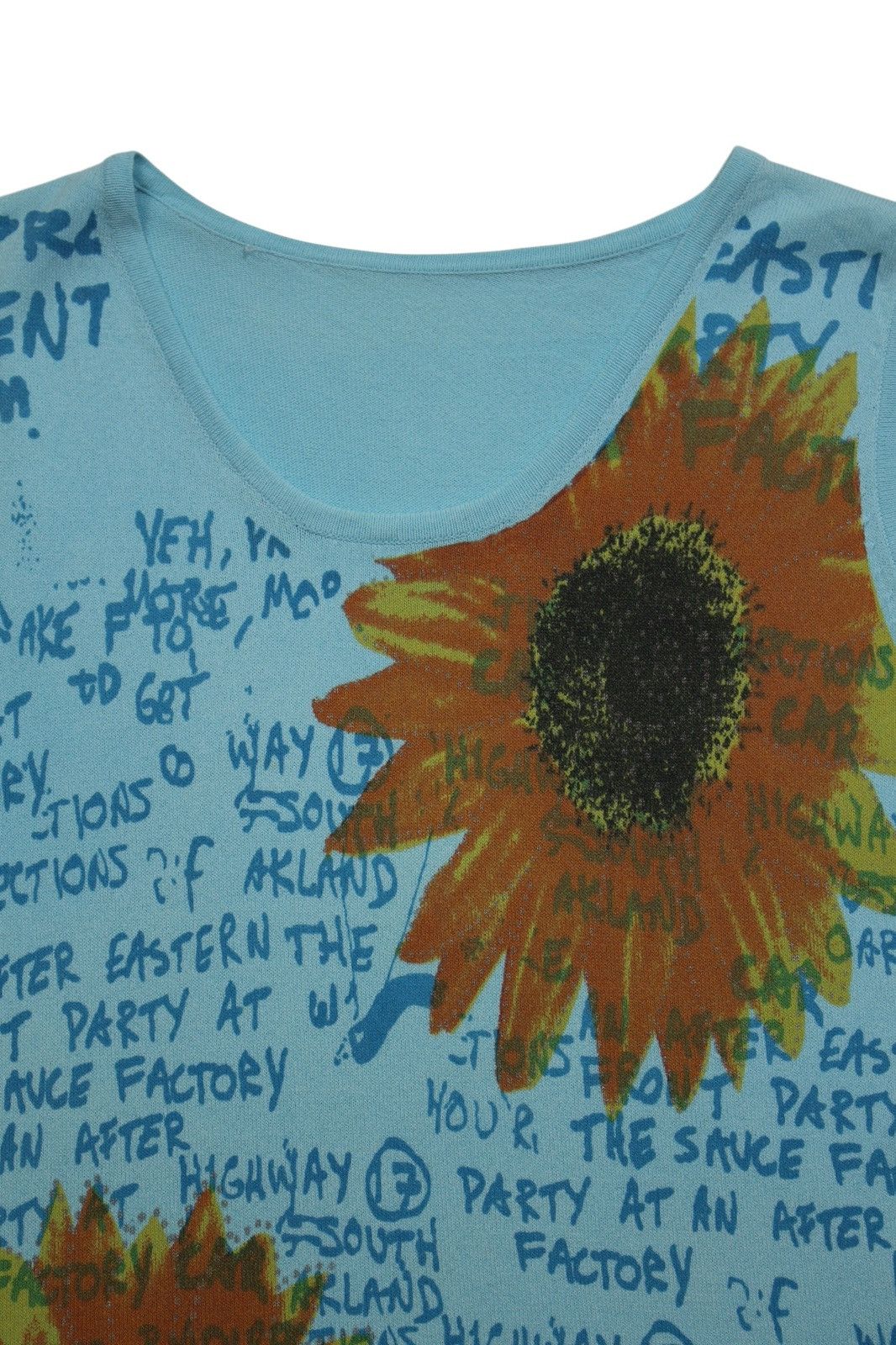 20471120 2000S JAPANESE MADE SUNFLOWER TANK TOP Size M / US 6-8 / IT 42-44 - 2 Thumbnail