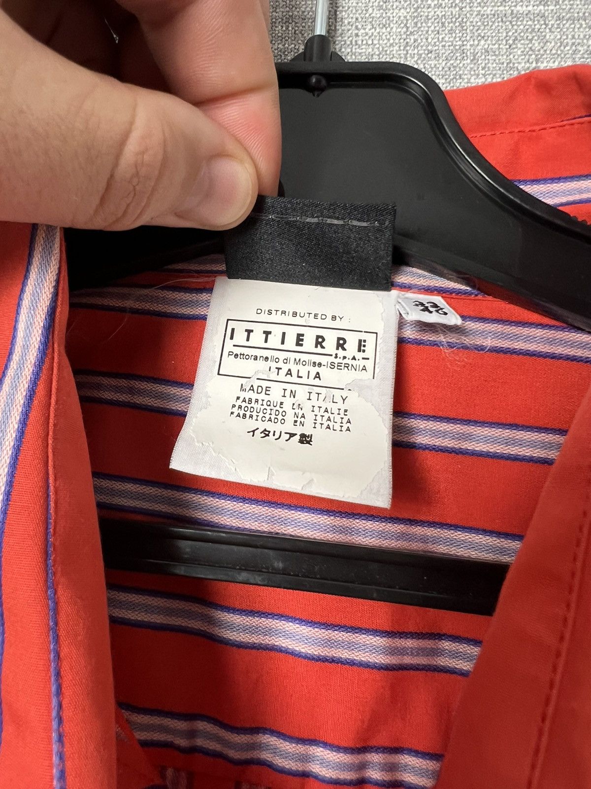 Dolce & Gabbana Dolce Gabbana Button Striped Shirt Big Logo Ultra Sports D&G Size US S / EU 44-46 / 1 - 21 Thumbnail