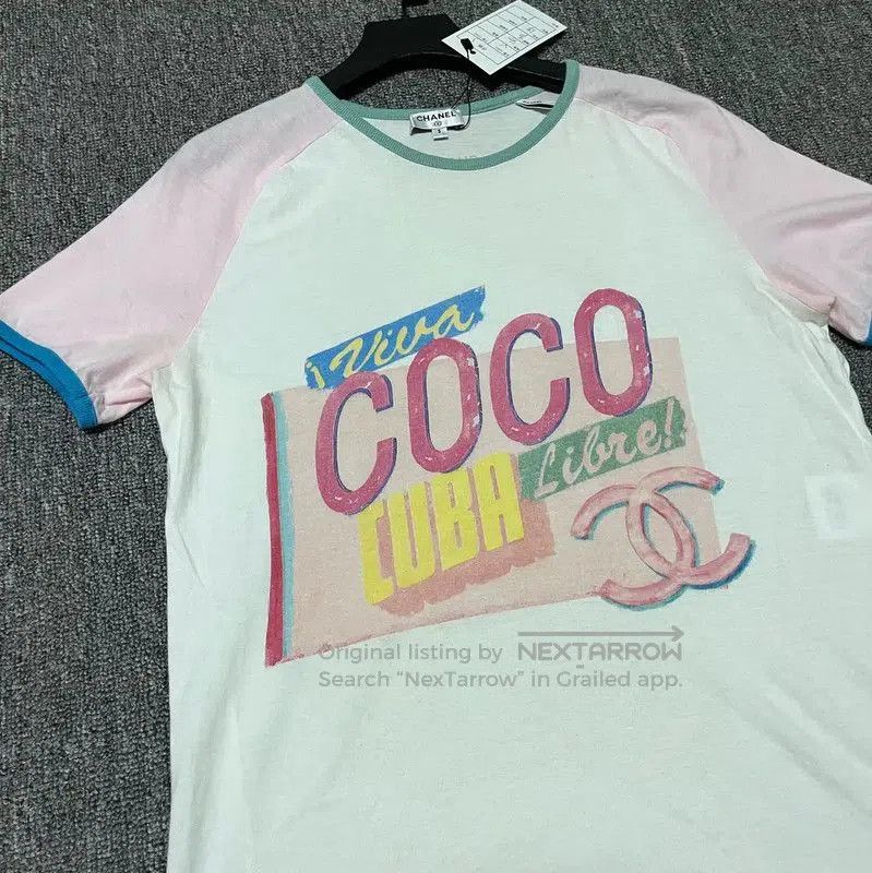 Chanel Chanel Summer White Cotton T-Shirt . Size S / US 4 / IT 40 - 3 Thumbnail