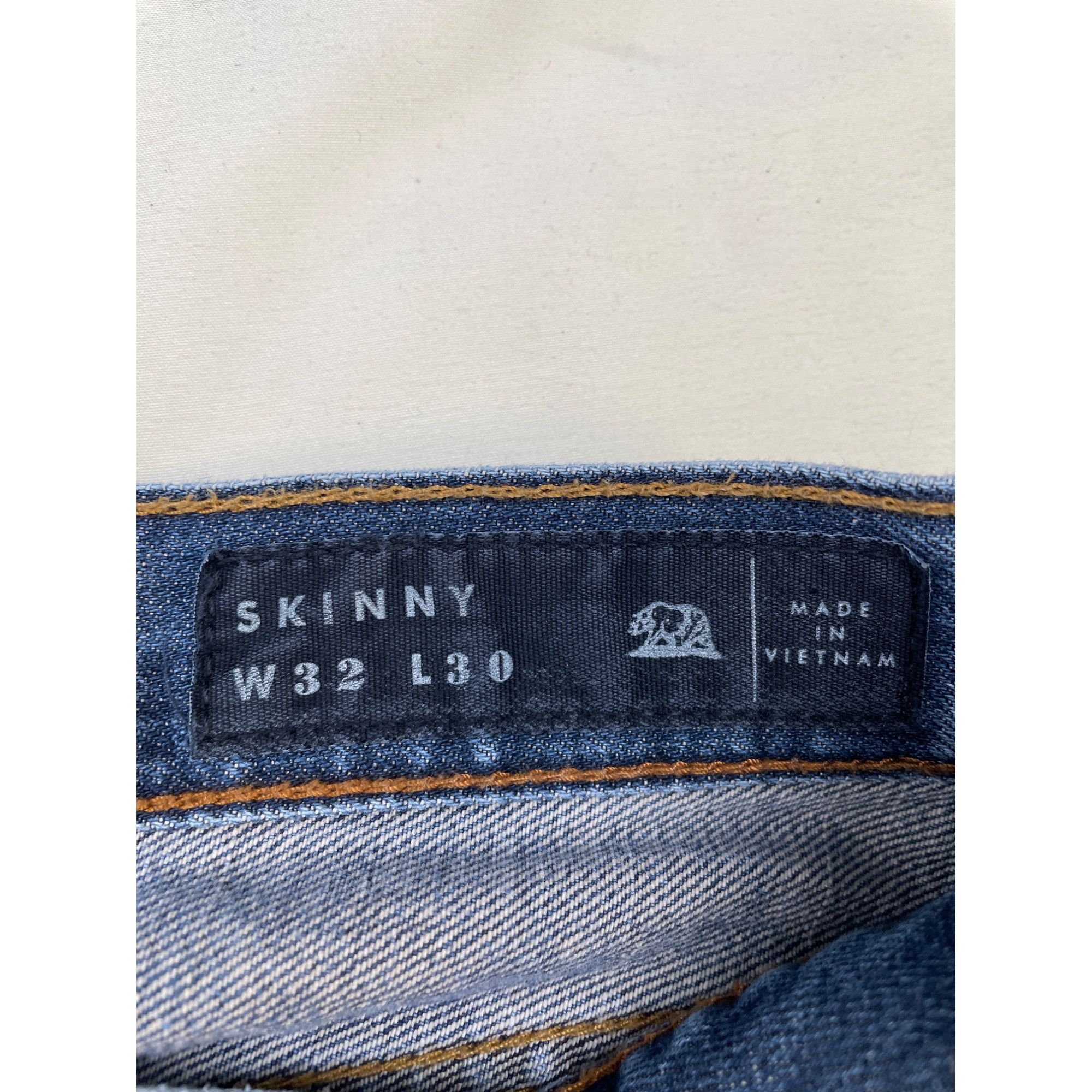 Other Bullhead Denim Co Mens Blue Skinny Jeans Size 32 x 30 SKU 66 Size US 32 / EU 48 - 4 Thumbnail