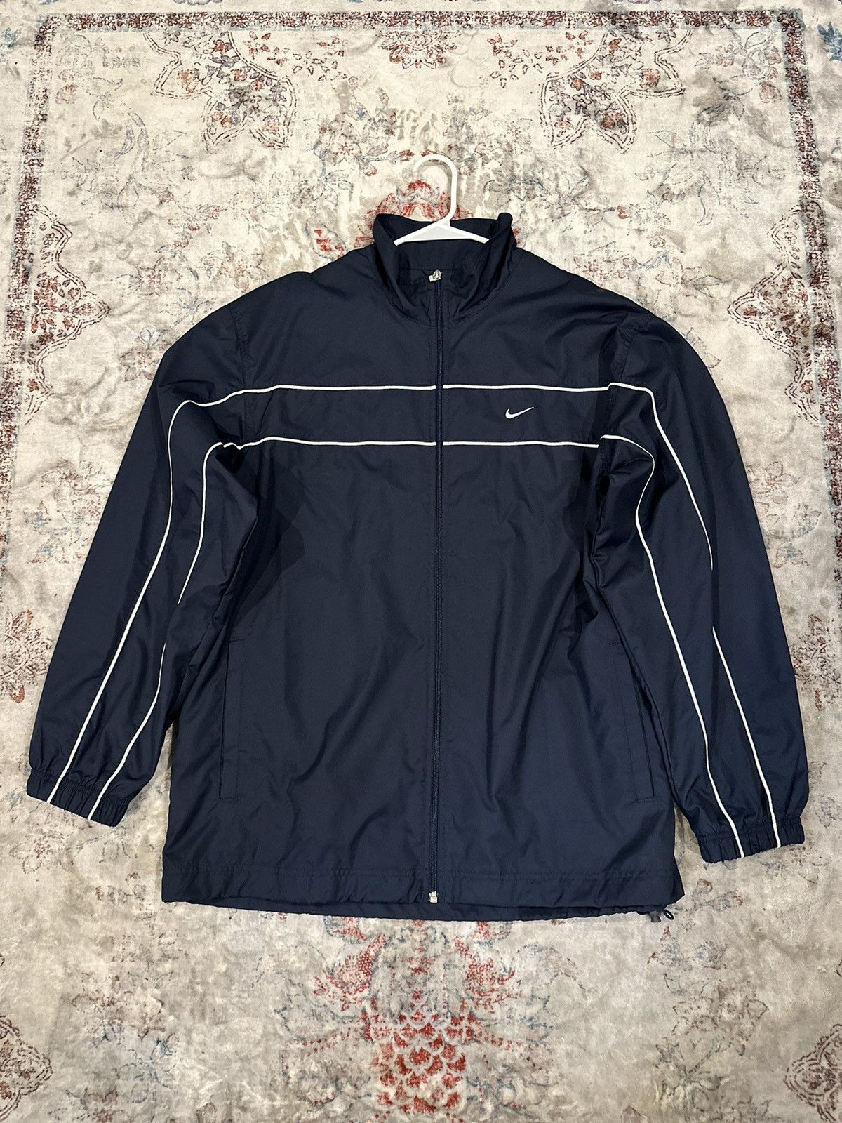 image of Nike Vintage Navy Jacket, Men's (Size XL)