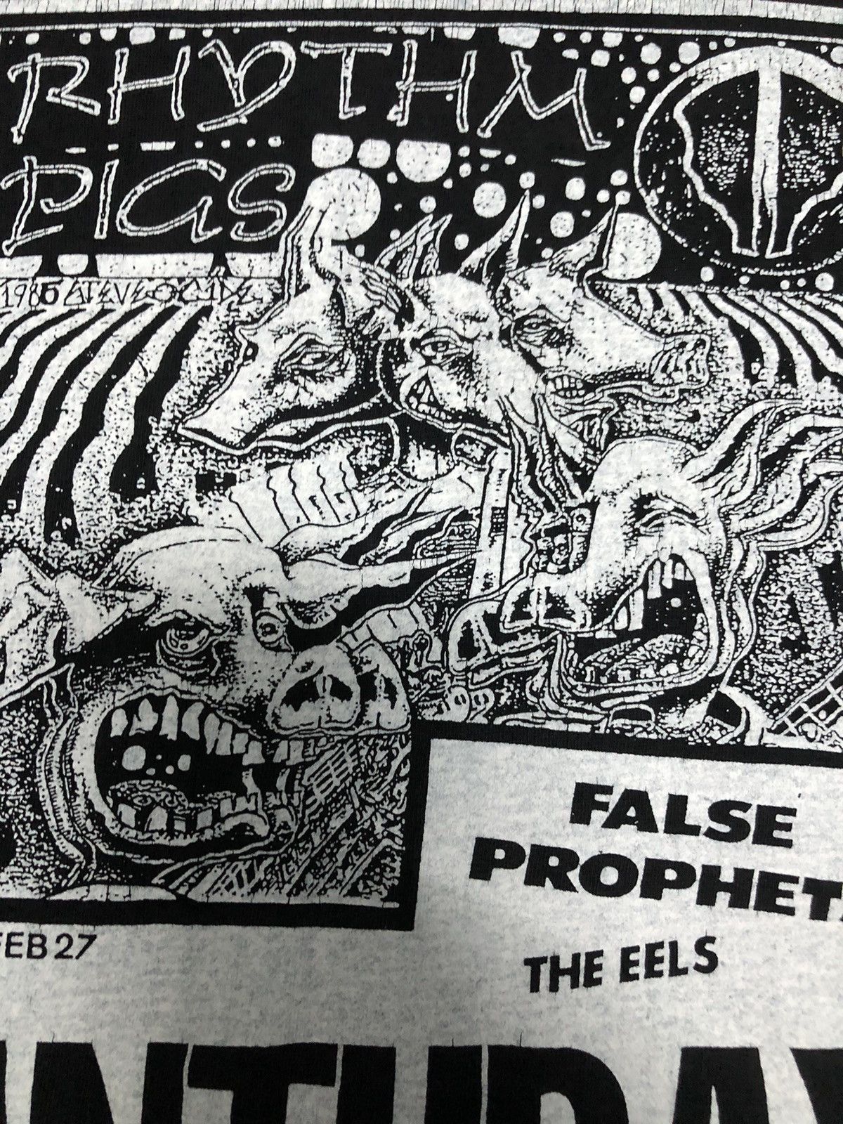 Band Tees × Vintage Vintage 2005 Anthrax Band Rythm Pigs Tshirt by Hall Of Fame Size US L / EU 52-54 / 3 - 4 Thumbnail