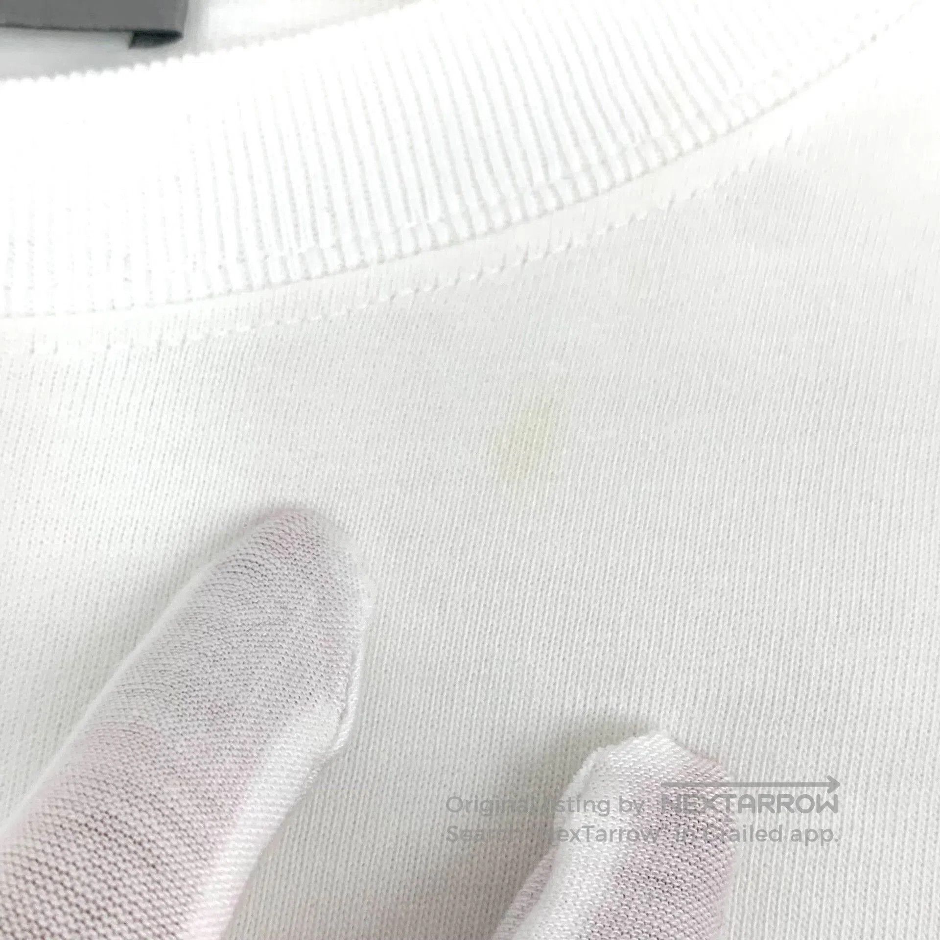 Dior Dior White Logo Striped Cotton T-shirt. Size US L / EU 52-54 / 3 - 9 Thumbnail