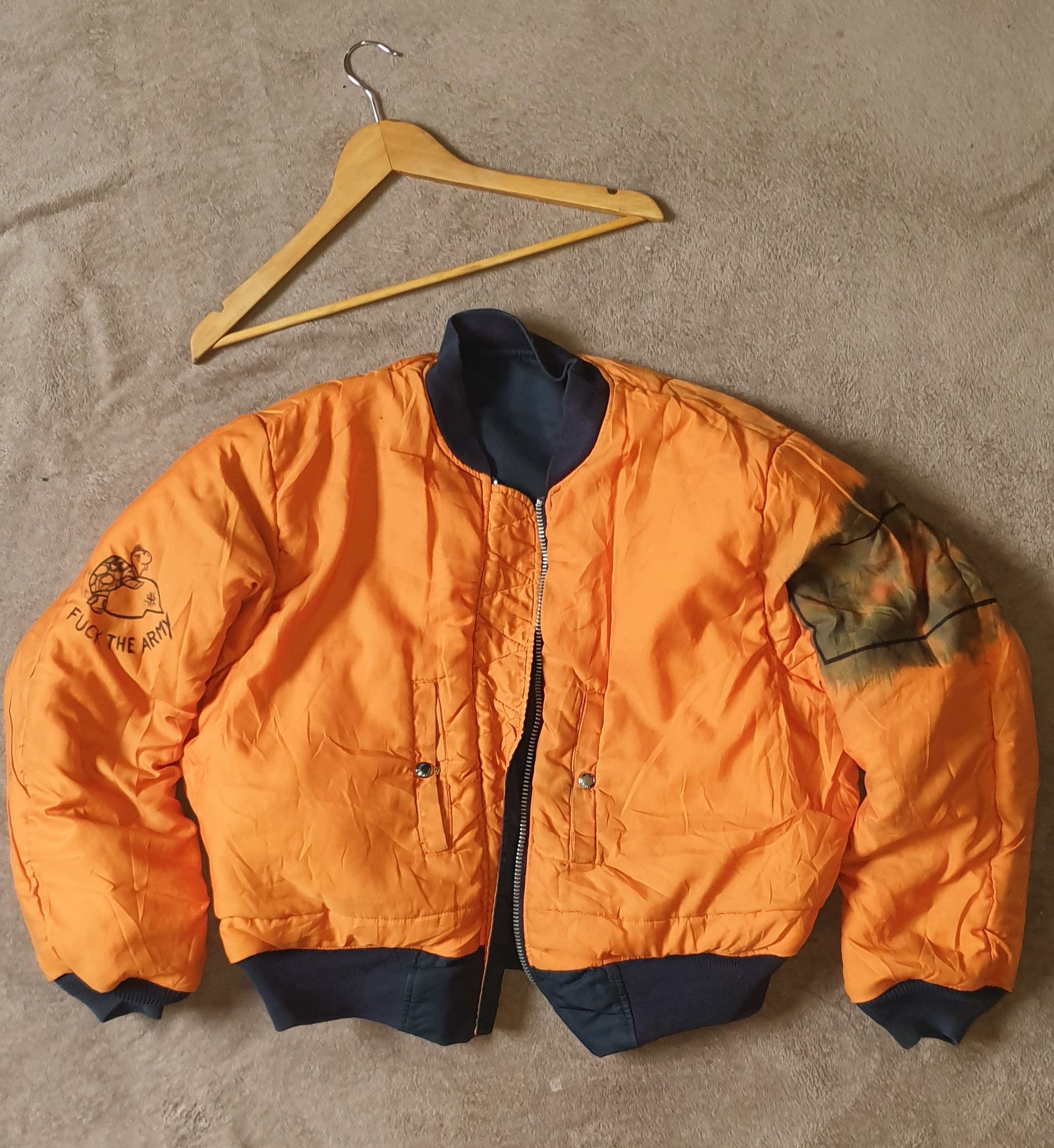 Other Schott MA-1 Military Flight Bomber Jacket M Vintage Size US M / EU 48-50 / 2 - 2 Thumbnail