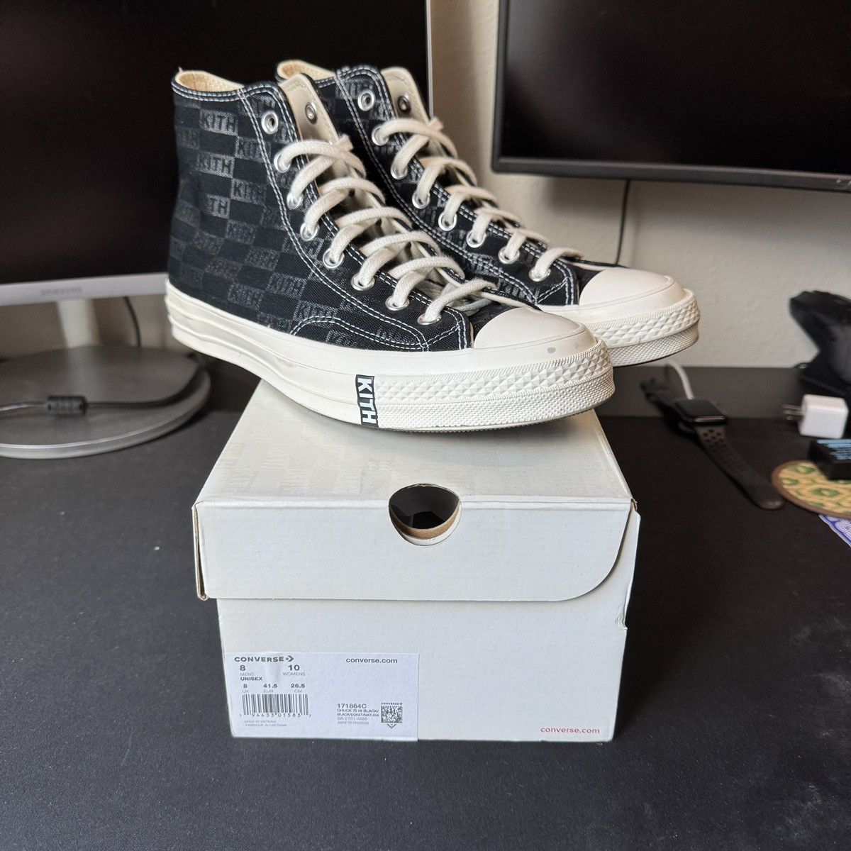 Kith KITH x Converse CT70 'Black' sz 8 | Grailed