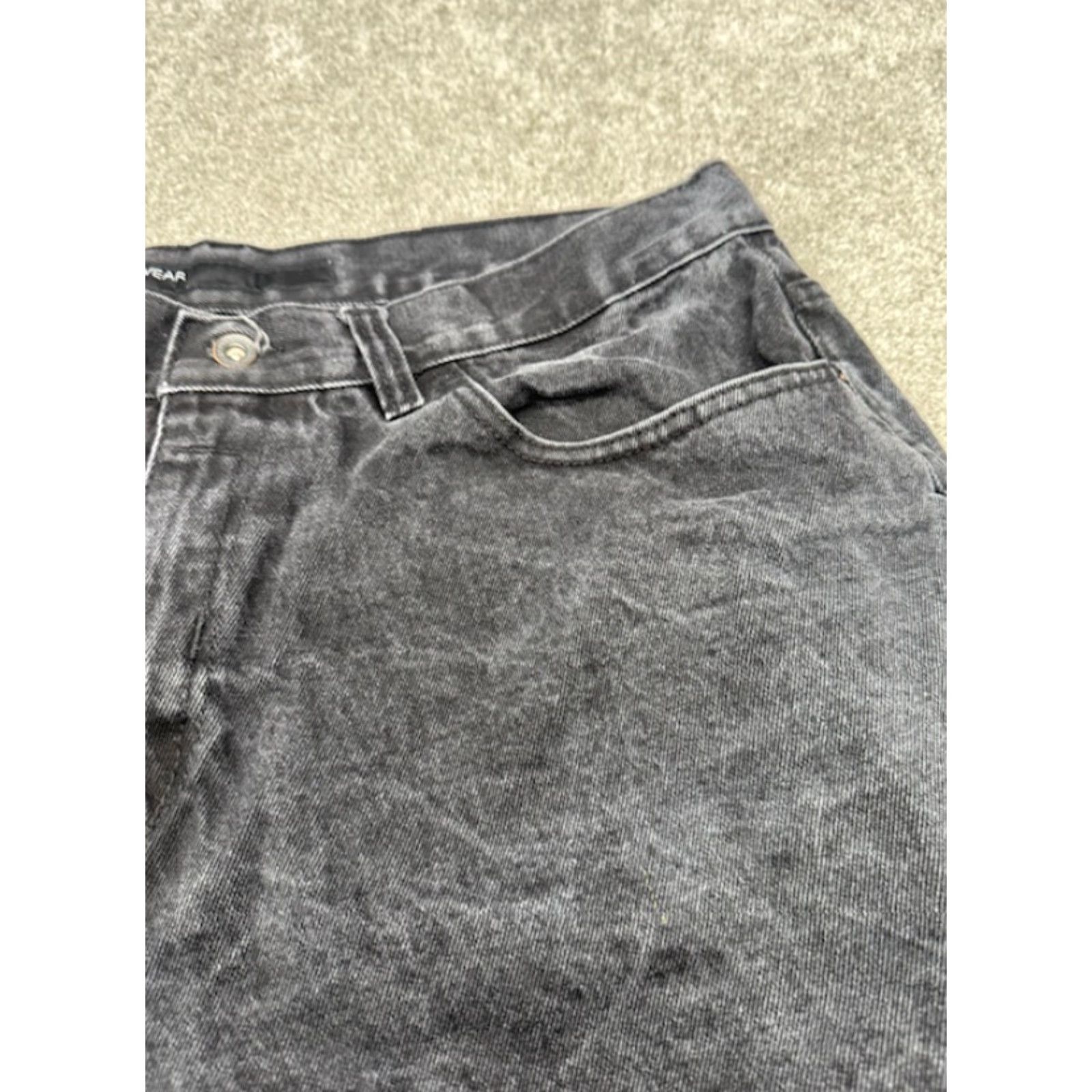 Rocawear Rocawear Jeans Shorts Men's 38x13 Black Denim Baggy Hip Hop 100% Cotton 6297 Vintage 90s Mens Size US 38 / EU 54 - 3 Thumbnail