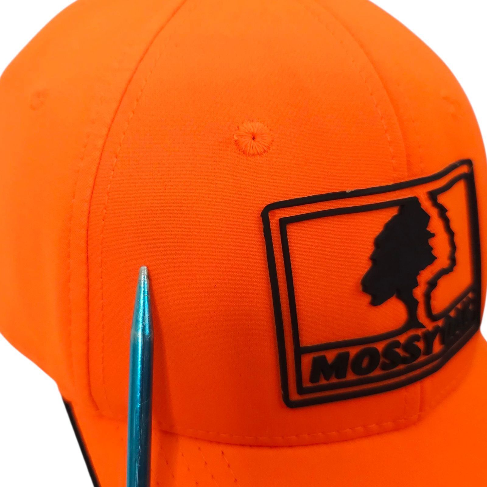 Other Mossy Oak Blaze Orange Strapback Cap Logo Hat Trucker Baseba Size ONE SIZE - 7 Thumbnail