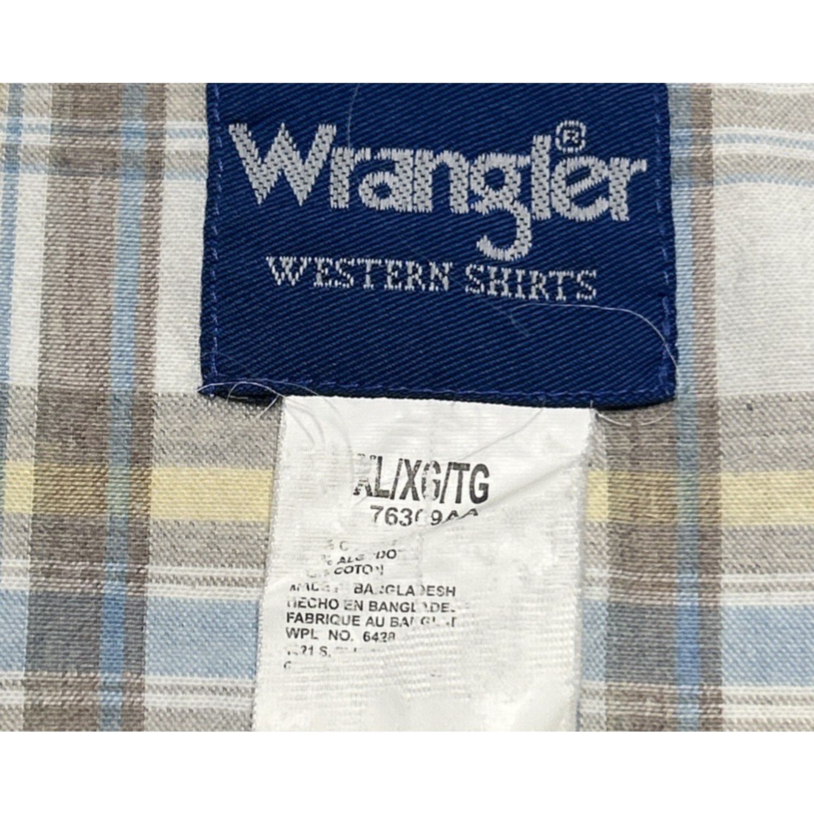 Wrangler Wrangler Pearl Snap Button Up Short sleeve Shirt XL Raw Hem Size US XL / EU 56 / 4 - 3 Thumbnail