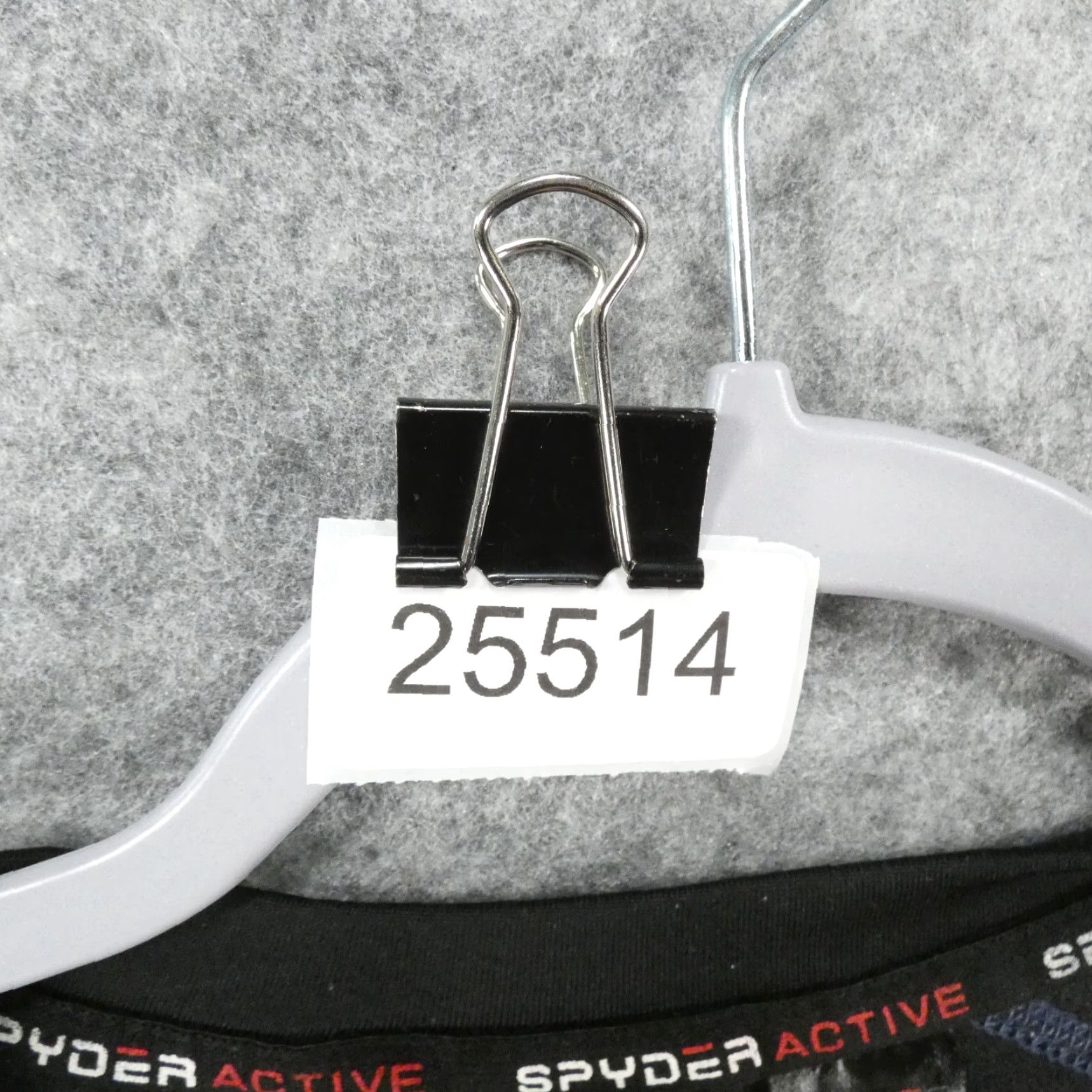 Spyder Spyder Active Shirt Men Large Long Sleeve Blue Black Pullover Lightweight Fleece Crew Neck Polyester Blend Spandex Size US L / EU 52-54 / 3 - 7 Thumbnail
