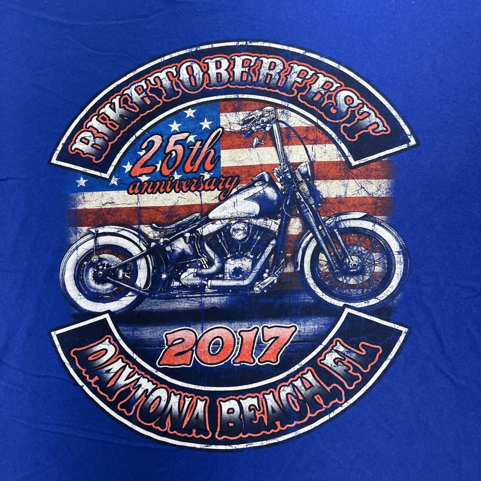 Other Biketoberfest 2017 Daytona Beach XXL 25th Annual T Shirt Size US XXL / EU 58 / 5 - 9 Thumbnail