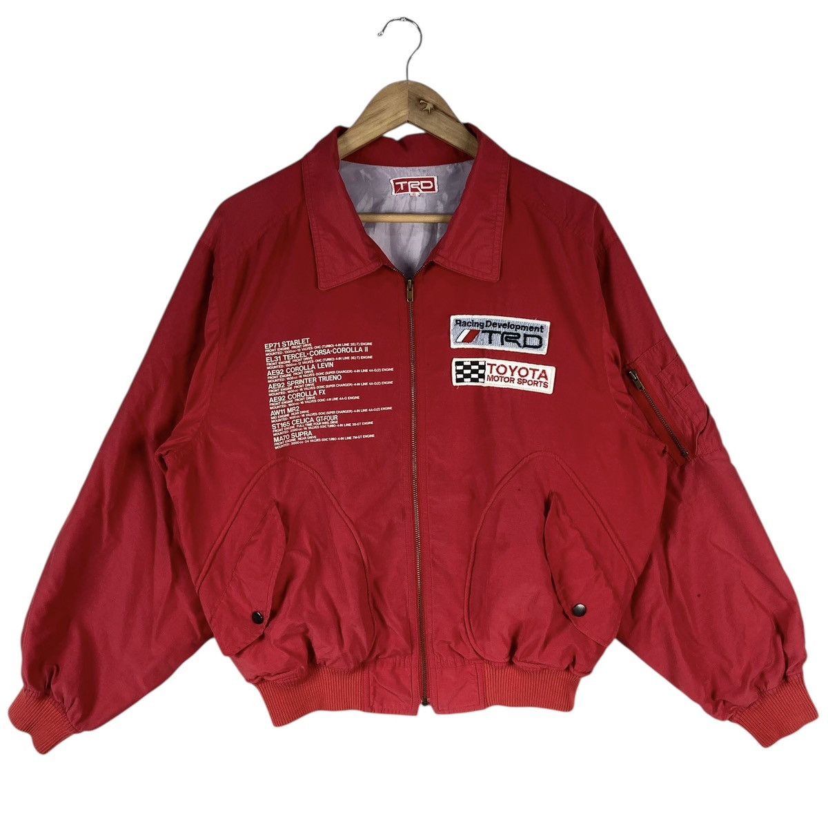 Sports Specialties Vintage Toyota Racing Development TRD Bomber Light Jacket Size US L / EU 52-54 / 3 - 2 Thumbnail