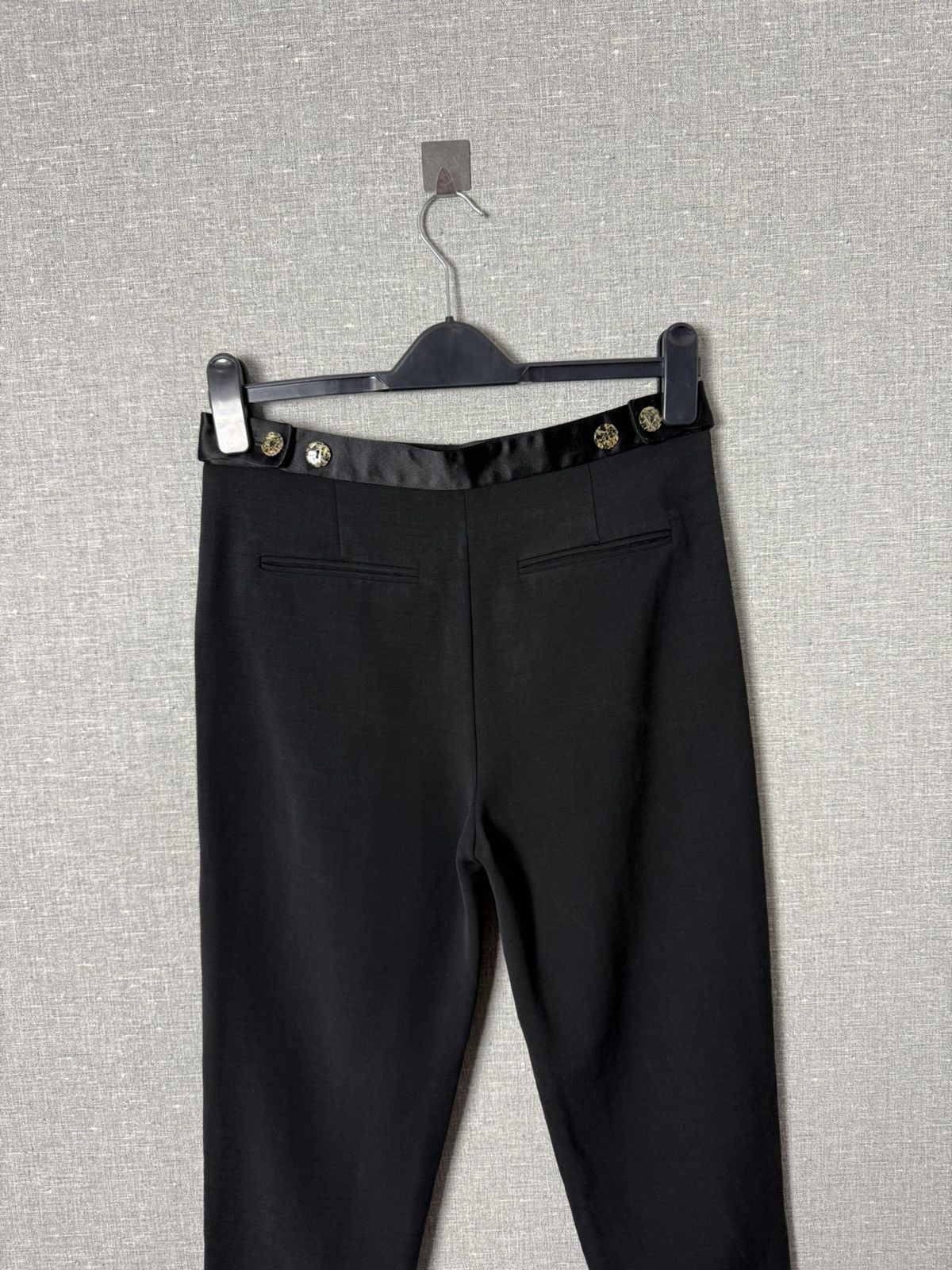 Alexander Wang Alexander Wang Black Cropped Trousers Pants Wool & Viscose Size 26" / US 2 / IT 38 - 10 Thumbnail