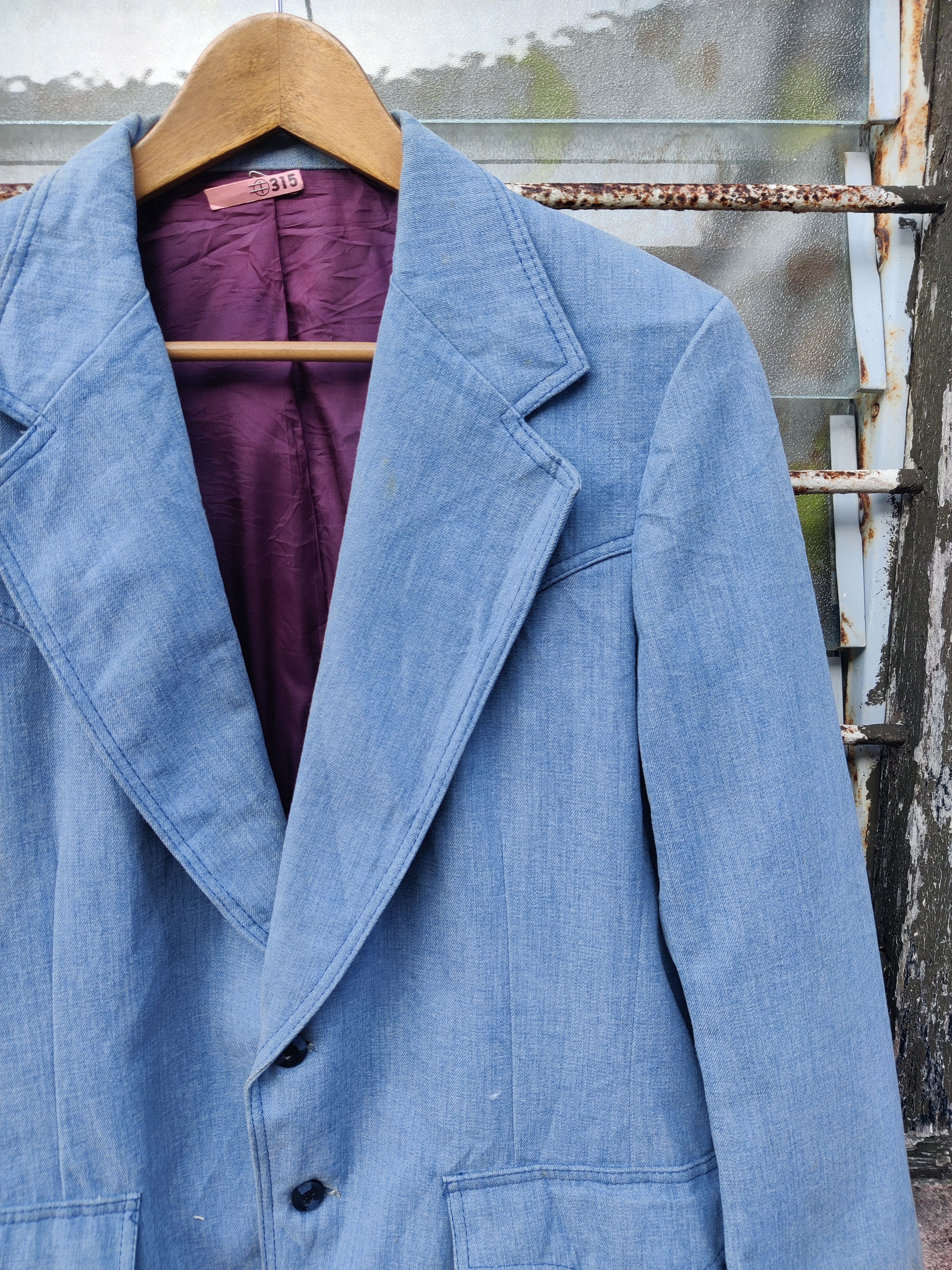Lee Vintage Sun Faded Archive Lee Denim Coat Jacket Size US M / EU 48-50 / 2 - 3 Thumbnail
