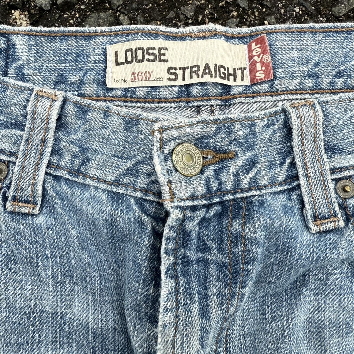 Levi's Vintage Clothing VINTAGE LEVI'S 569 LOOSE STRAIGHT FADED JEAN DENIM PANTS Size US 34 / EU 50 - 6 Thumbnail