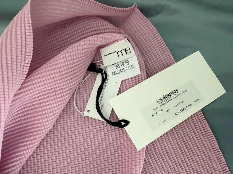 Issey Miyake issey miyake size:one size Pink pleated short sleeves Size XXS / US 00 / IT 34 - 4 Thumbnail