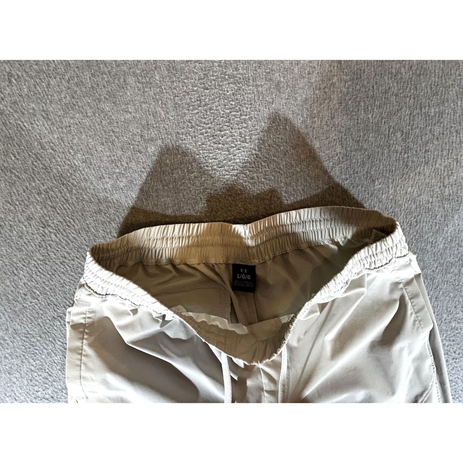 Under Armour Under Armour Beige Pants Men Large Joggers Track Lightweight Soccer Athletic Gym Vibe Size US 33 - 7 Thumbnail