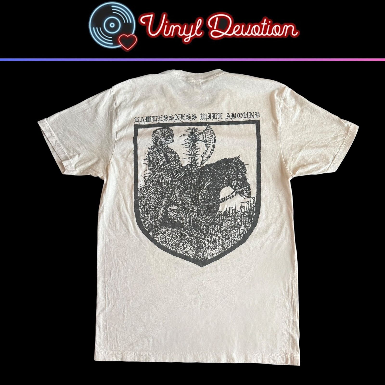 Band Tees Our Place Of Worship Is Silence Band White T-Shirt Size M Size US M / EU 48-50 / 2 - 6 Thumbnail