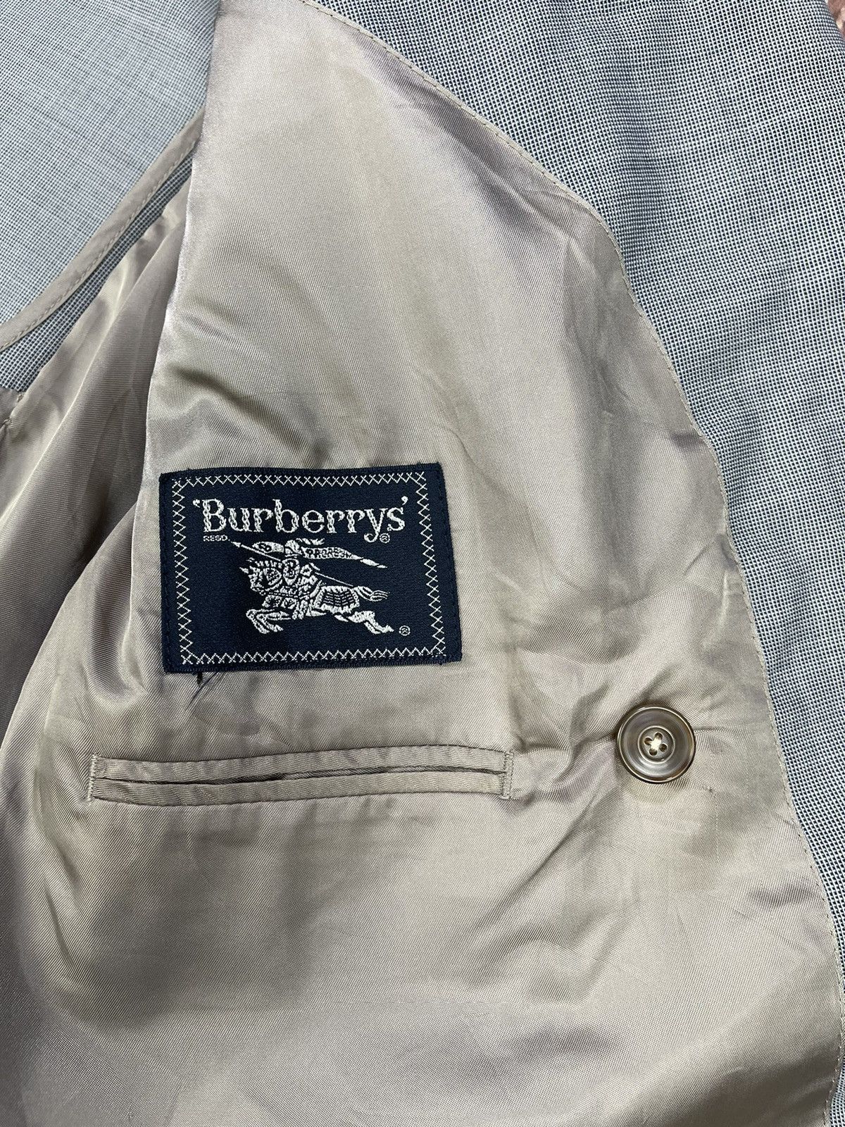Burberry Vintage Burberrys Monogram Button Peak Lapel Blazer Size US M / EU 48-50 / 2 - 13 Thumbnail