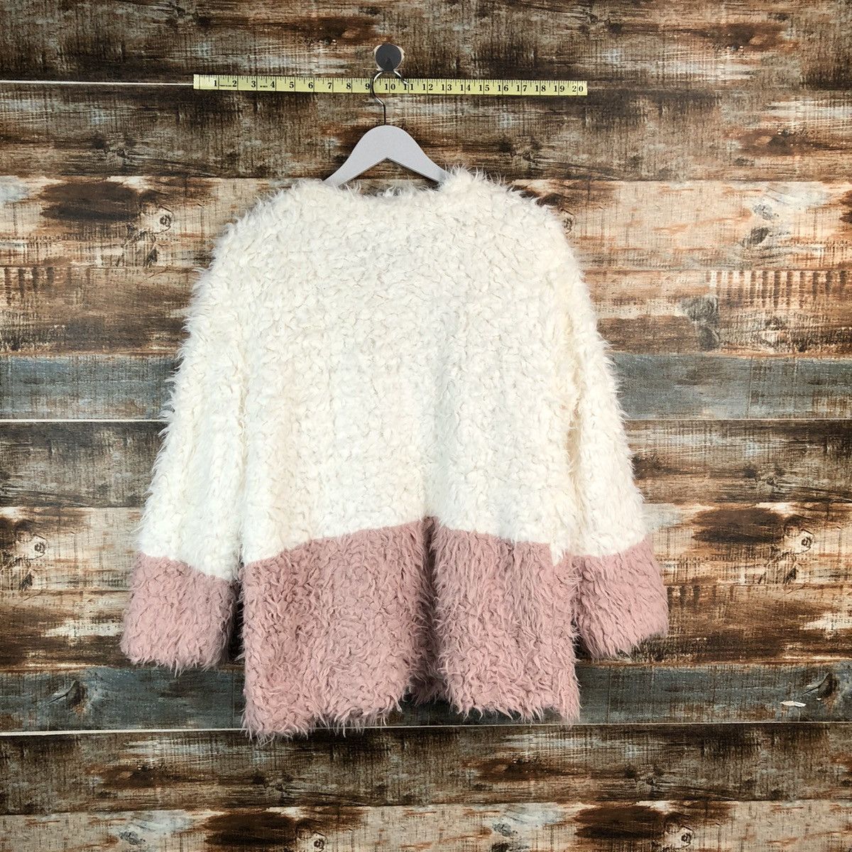 Homespun Knitwear Avail Mode Pink Mohair fur shaggy Knitwear #A2413 Size M / US 6-8 / IT 42-44 - 14 Thumbnail
