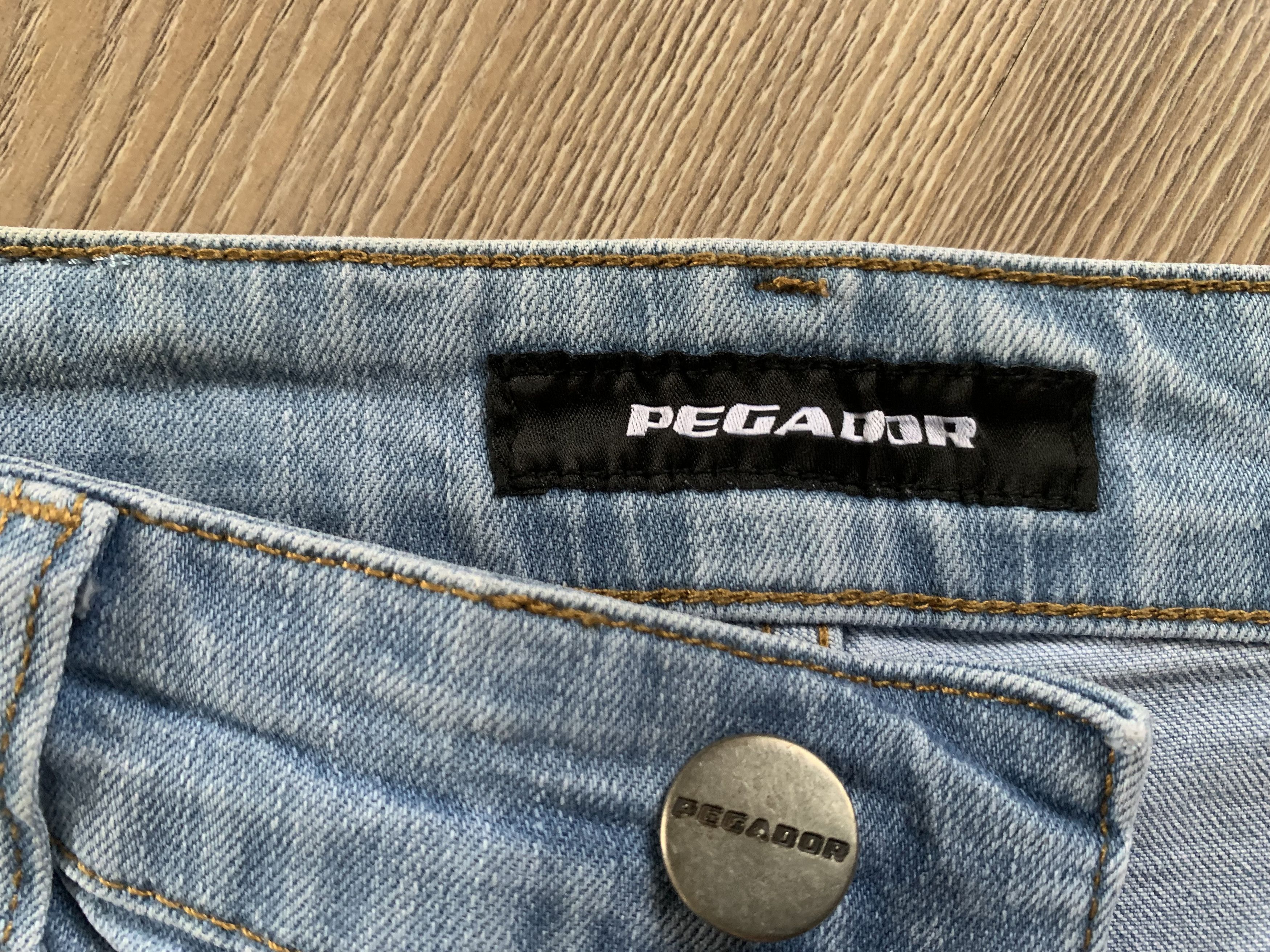 Other Mens Pegador Bray Straight Light Blue Zip Jeans Size US 32 / EU 48 - 9 Thumbnail