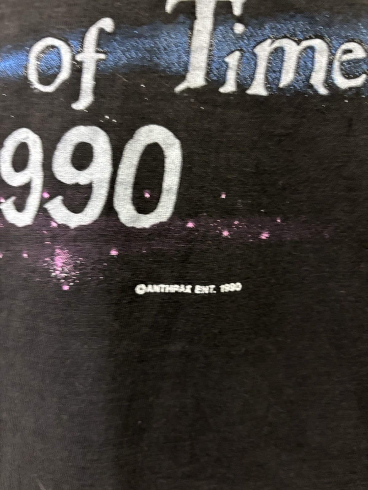 Band Tees × Vintage Vintage Anthrax Presistence Of Time Tour Tshirt Size US L / EU 52-54 / 3 - 6 Thumbnail