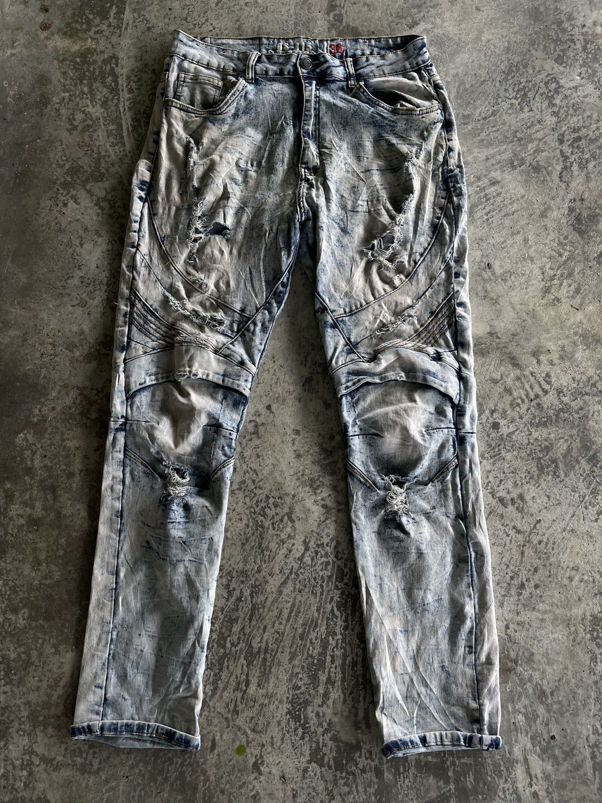 Hysteric Glamour × Japanese Brand × Vintage Distressed Hysteric Inspired Denim Size US 32 / EU 48 - 3 Thumbnail
