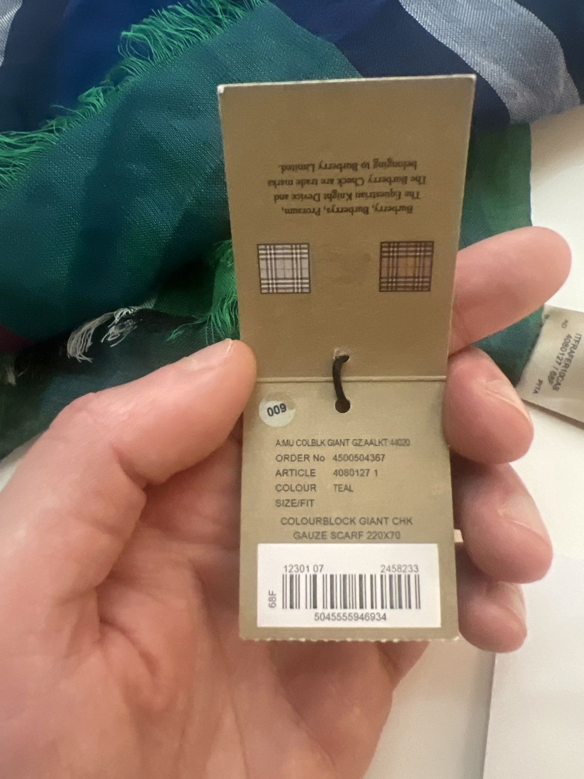 Burberry Burberry Scarf Size ONE SIZE - 4 Thumbnail