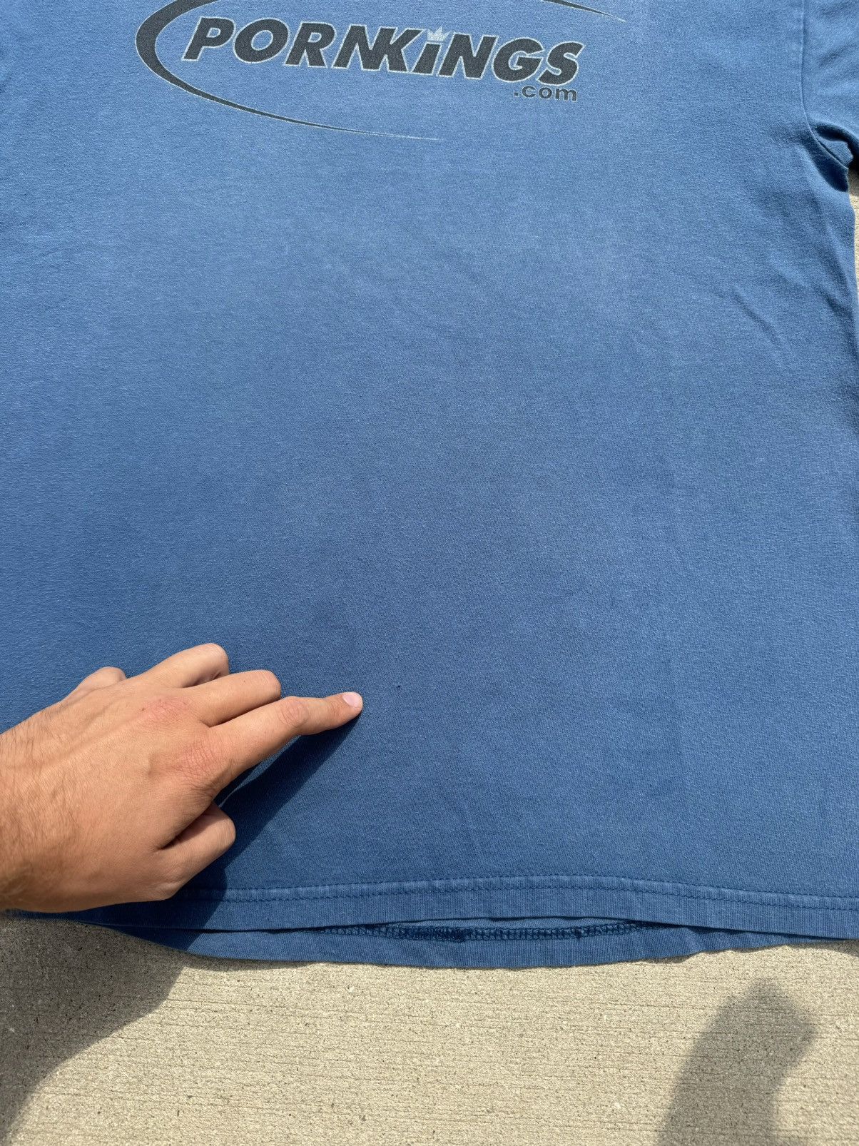 Hanes 2000s y2k vintage Pornkings.com promo tee GRAIL RARE Size US L / EU 52-54 / 3 - 5 Thumbnail