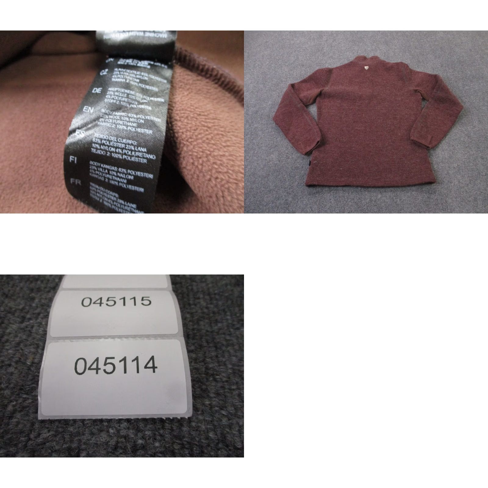 Vintage Kuhl Mens Sweater S Red Wool Fleece Pullver? 1/4 Zip Thermal Hiking Outdoor Mock Neck - Shirt, Mens, Red, 1/4 Zip, Thermal, Wool, Pullover Size US S / EU 44-46 / 1 - 8 Thumbnail