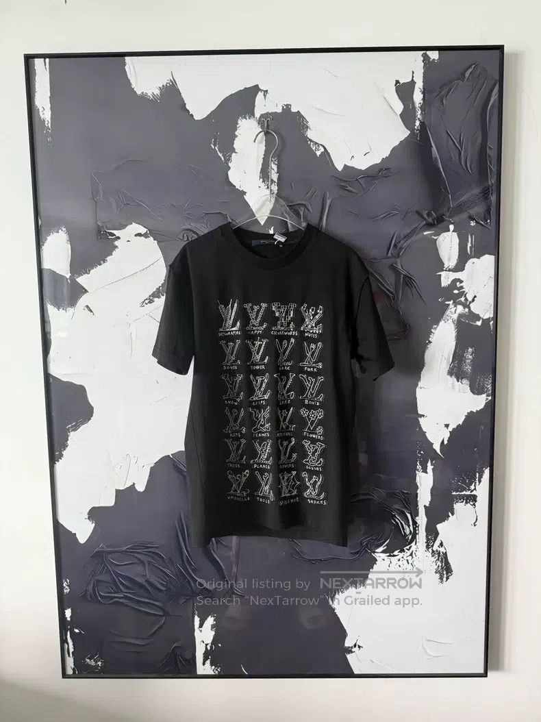 Louis Vuitton Louis Vuitton Logo Printed Crew Neck Short Sleeve Size US S / EU 44-46 / 1 - 1 Thumbnail