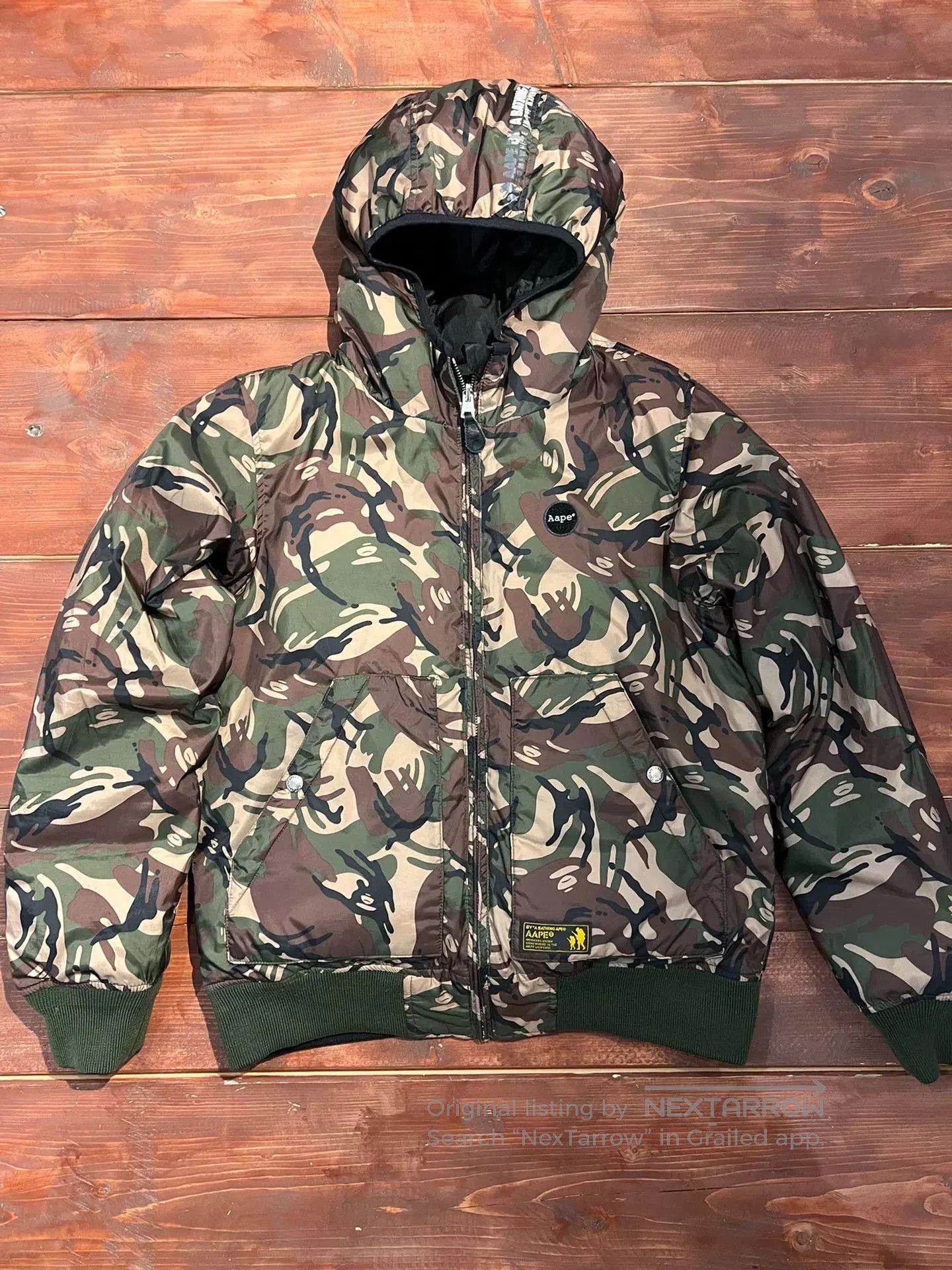 Aape aape reversible camo down jacket size m. Size US M / EU 48-50 / 2 - 1 Thumbnail