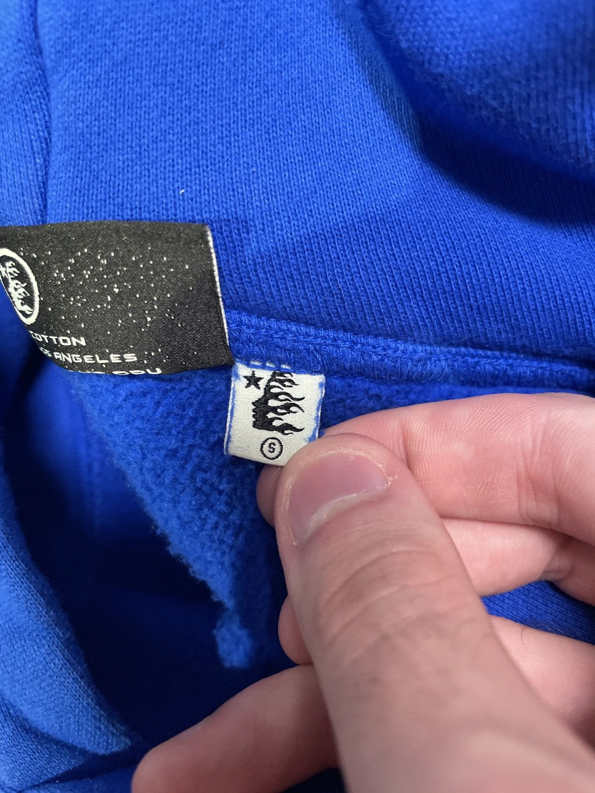 HELLSTAR Hellstar Sports SS24 Hoodie Blue/Red S Size US S / EU 44-46 / 1 - 4 Thumbnail