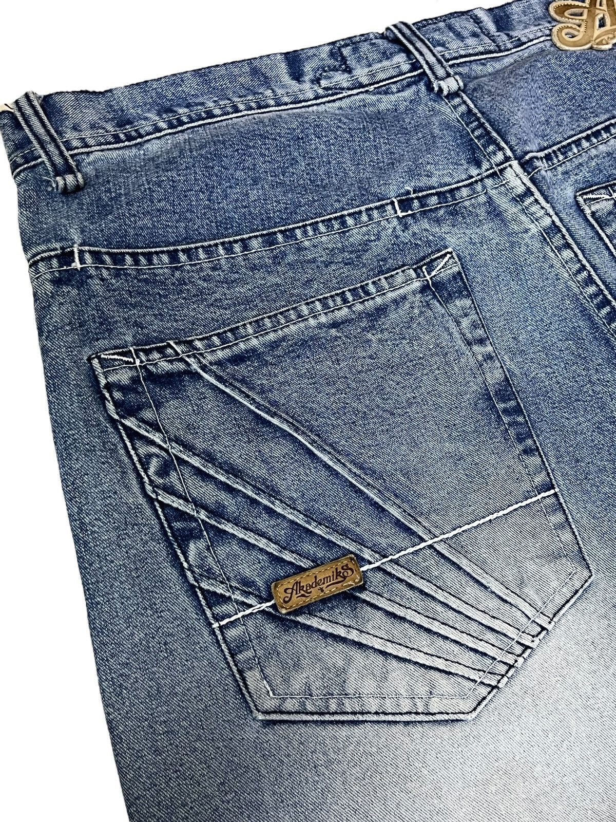 Akademiks BAGGY🔥VINTAGE AKADEMIKS MOOSY BAGGY INSPIRED JNCO JEANS Size US 35 - 9 Thumbnail