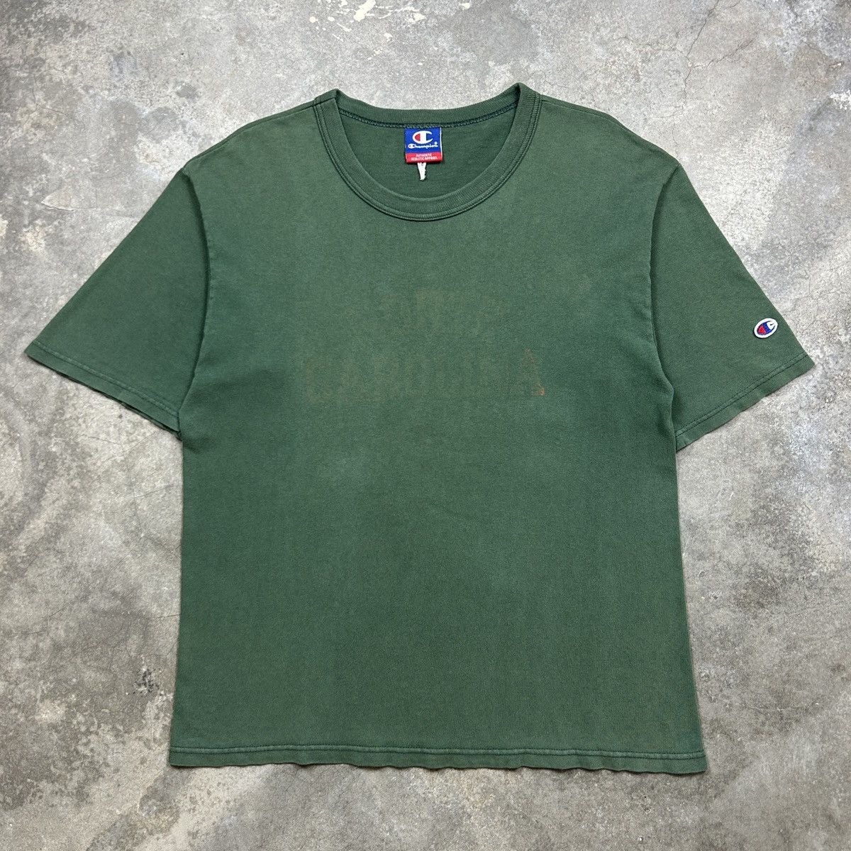 1990s Champion Crewneck Tee Green