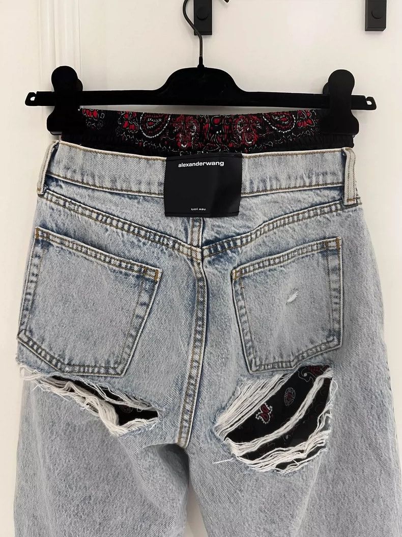 Alexander Wang Alexander Wang Denim Two-Piece Jeans- Size 25" / US 0 / IT 36 - 5 Thumbnail