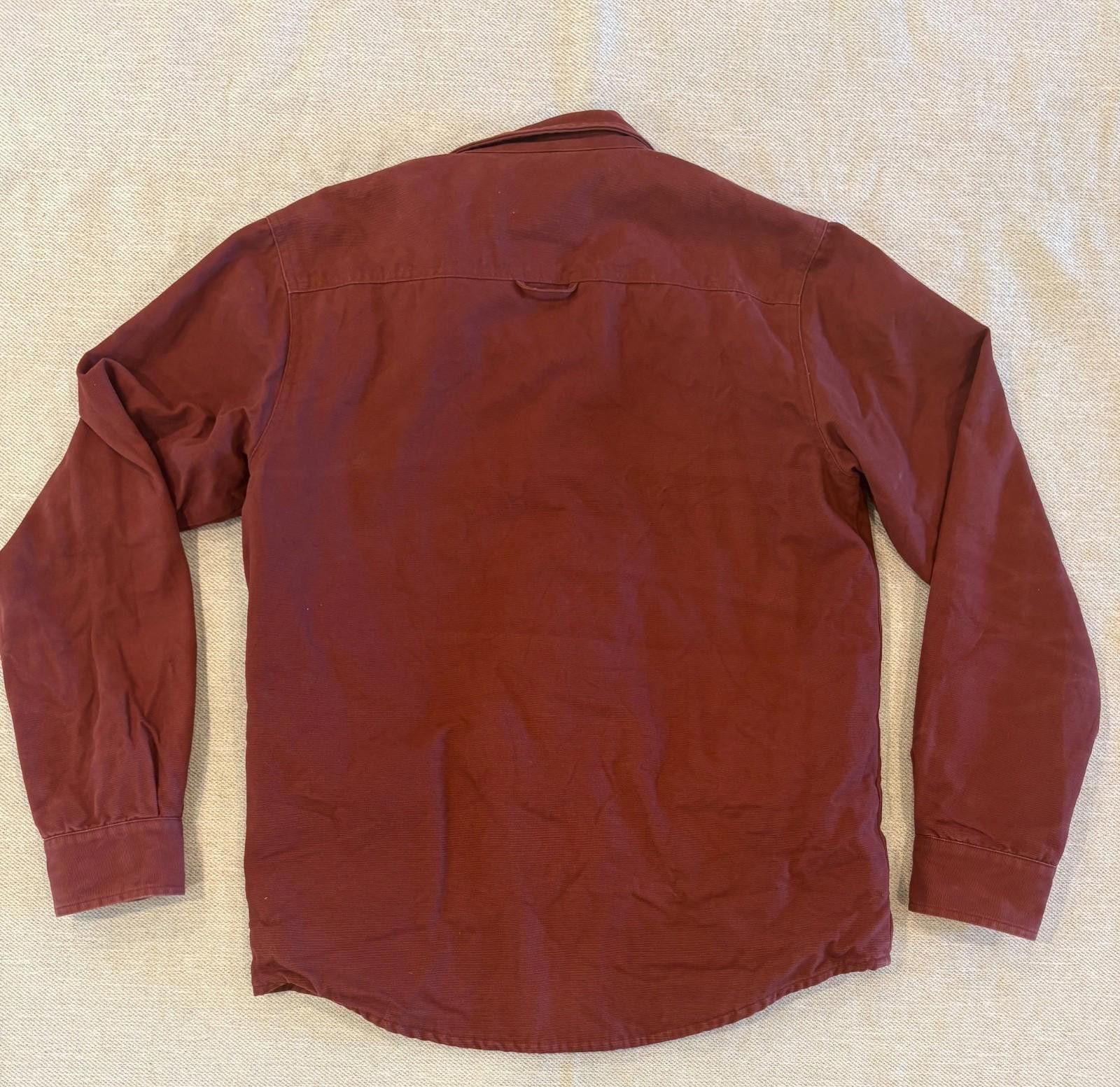 Benny Gold Benny Gold San Francisco Canvas Shirt Jacket Rust Size L Size US L / EU 52-54 / 3 - 10 Thumbnail