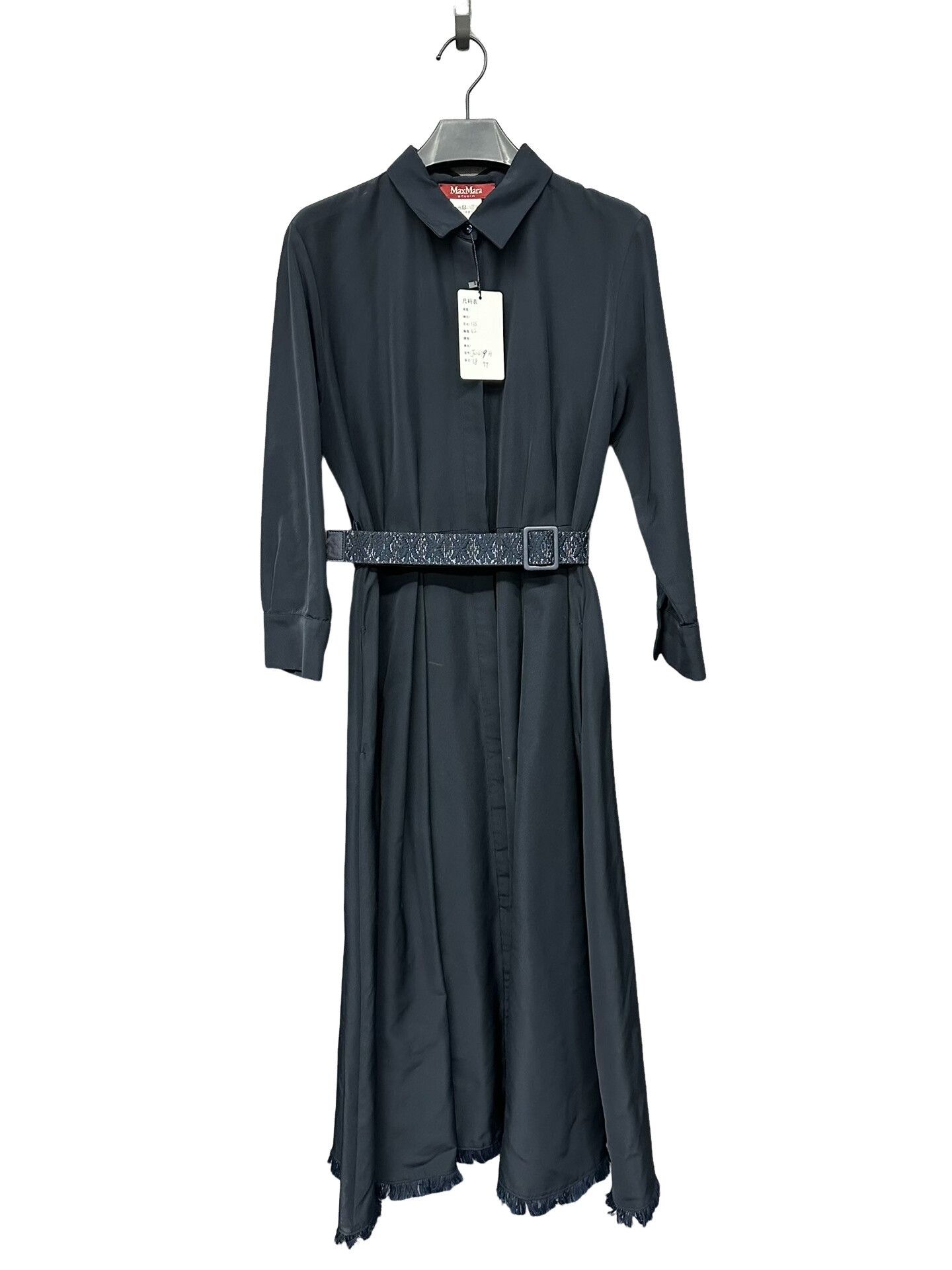 Max Mara Max Mara Belted Shirt Maxi Dress 42 Size M / US 6-8 / IT 42-44 - 1 Thumbnail