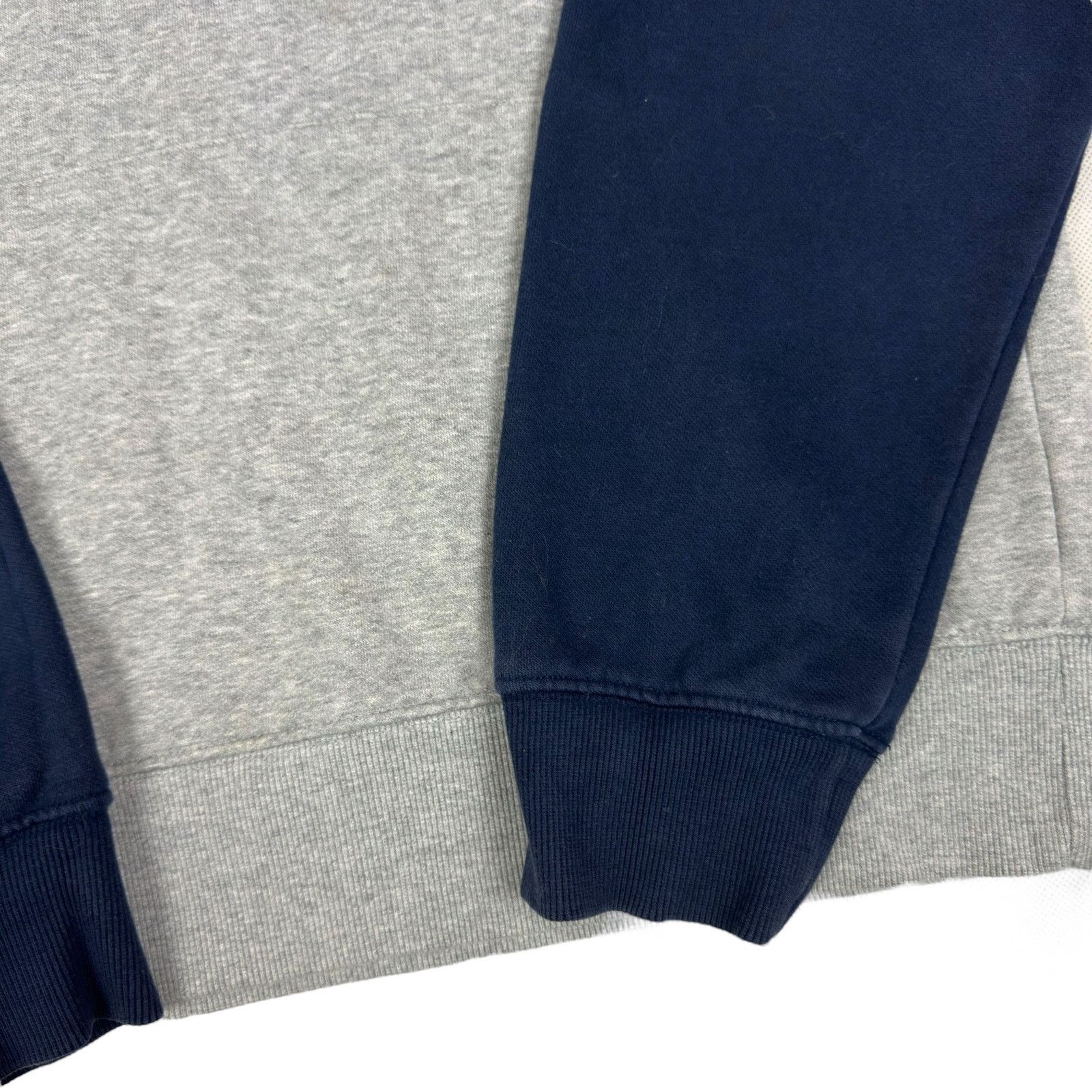 Nike Nike Men's Gray Blue Spellout Fleece Lined Pullover Hoodie L Size US L / EU 52-54 / 3 - 7 Thumbnail
