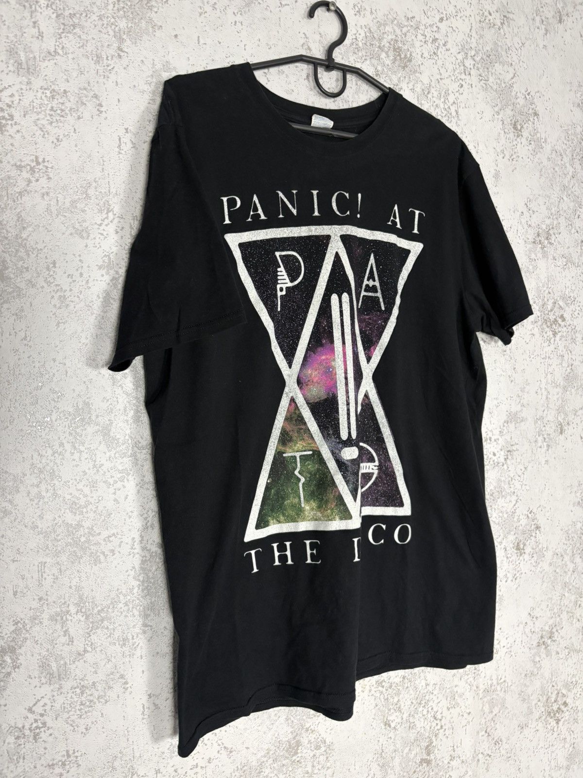 Band Tees Panic! At The Disco Galaxy Logo Band T Shirt Y2K Punk Emo XL Size US XL / EU 56 / 4 - 1 Thumbnail
