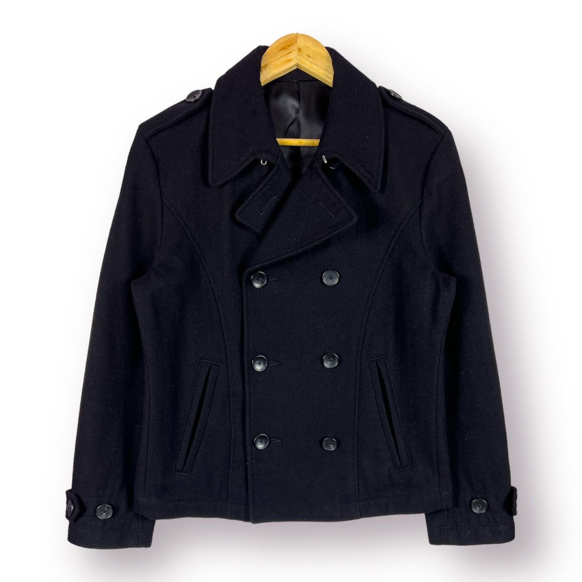 Japanese Brand 🔥 PPFM DOUBLE BREASTED COAT Size US M / EU 48-50 / 2 - 2 Thumbnail
