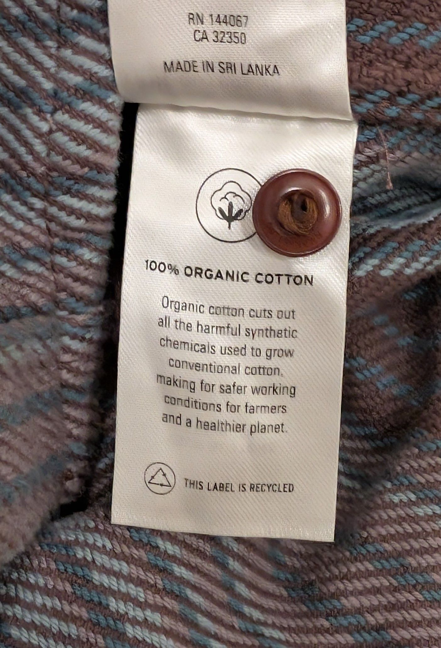 Outerknown Outerknown Blanket Shirt 100% Organic Cotton Snap Button Size US S / EU 44-46 / 1 - 5 Thumbnail