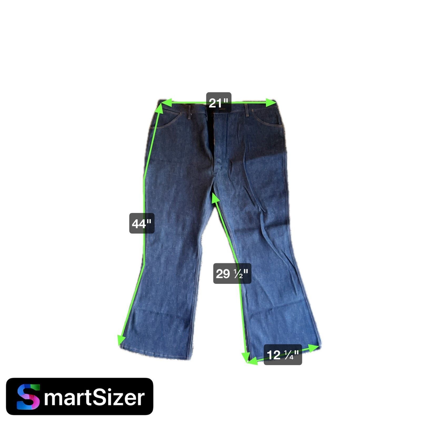 Wrangler DS 70s Wrangler Big Bell Jeans No Fault Denim NWT 46x30 Size US 44 / EU 60 - 7 Thumbnail