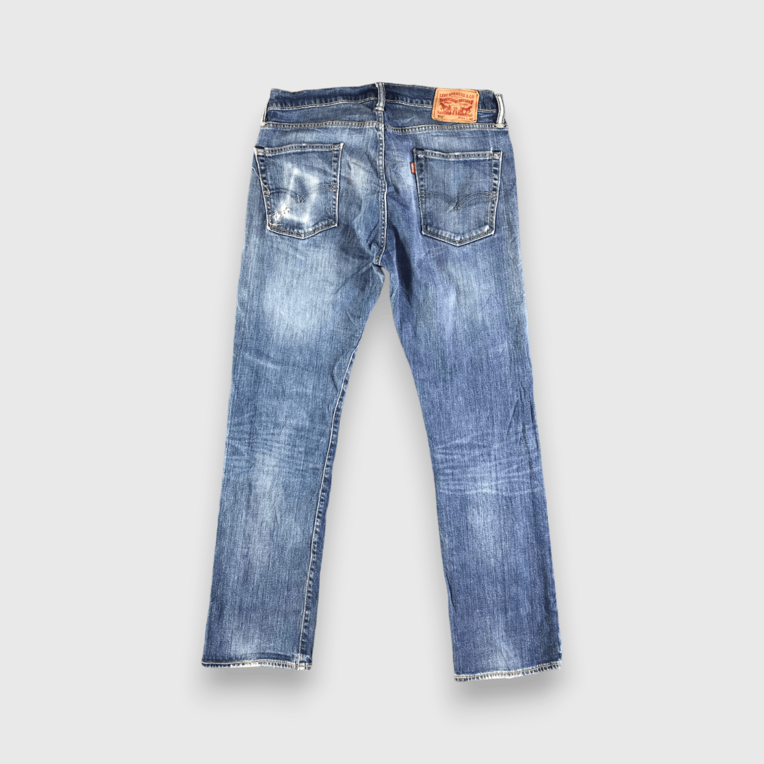 Levi's Vintage Blue Wash Levis 513 Jeans-J4351 Size US 33 - 2 Thumbnail