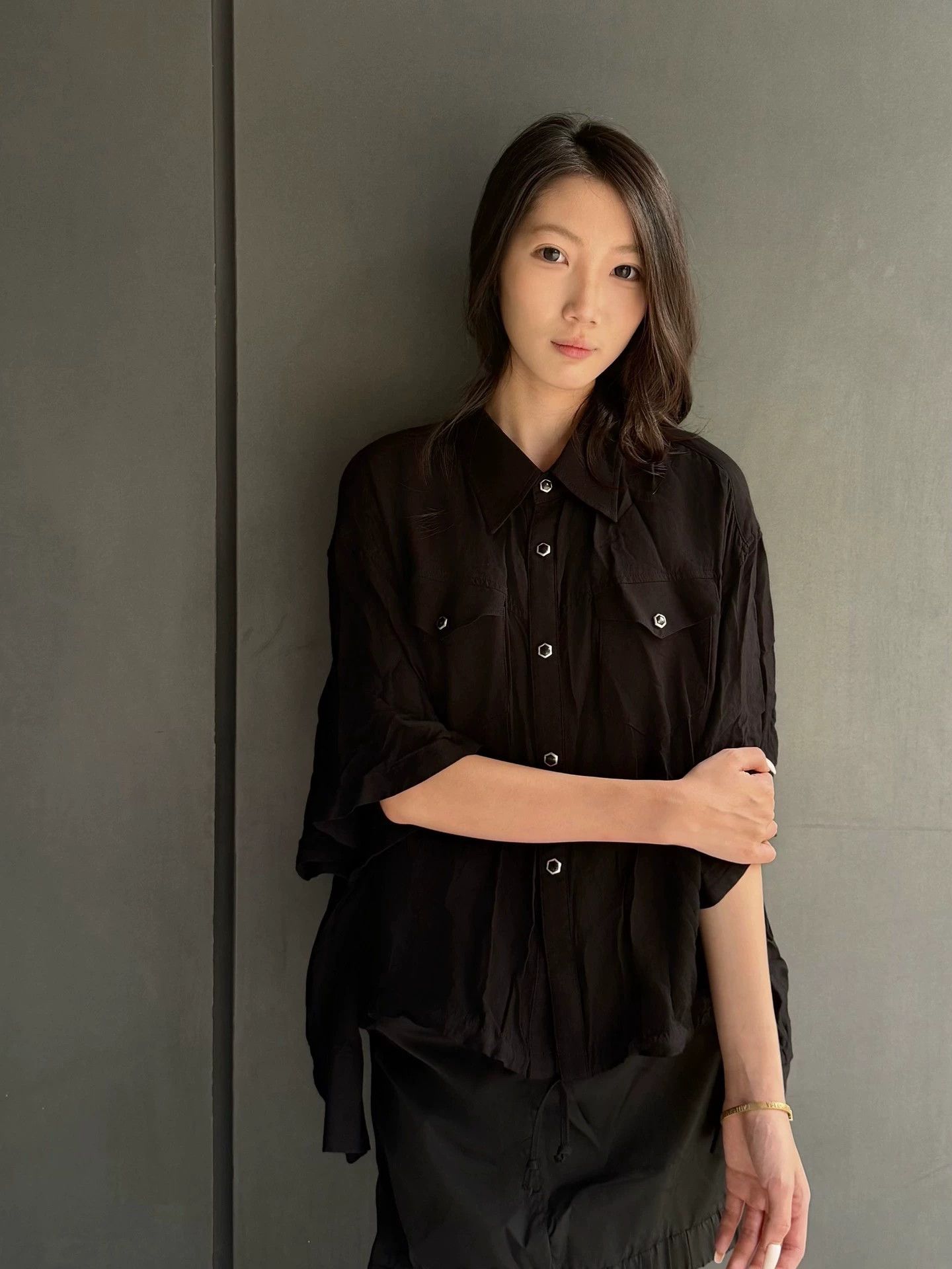 Undercover Undercover Unisex Deconstructed Two-Way LS/SS Shirt Black Size XS / US 0-2 / IT 36-38 - 7 Thumbnail